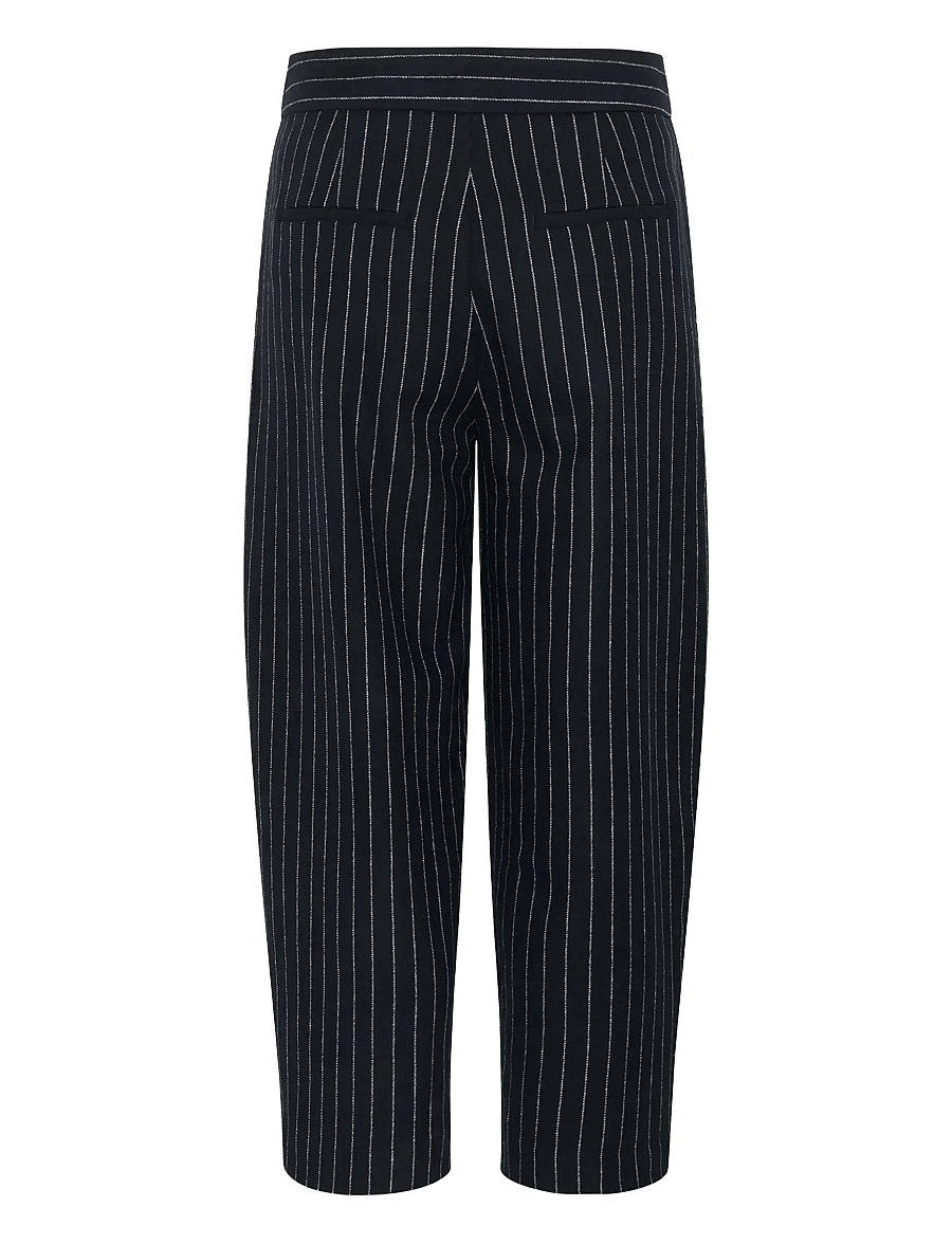 Part Two - SolbrittPW PA - barrel-bukser - navy pinstripe - 2