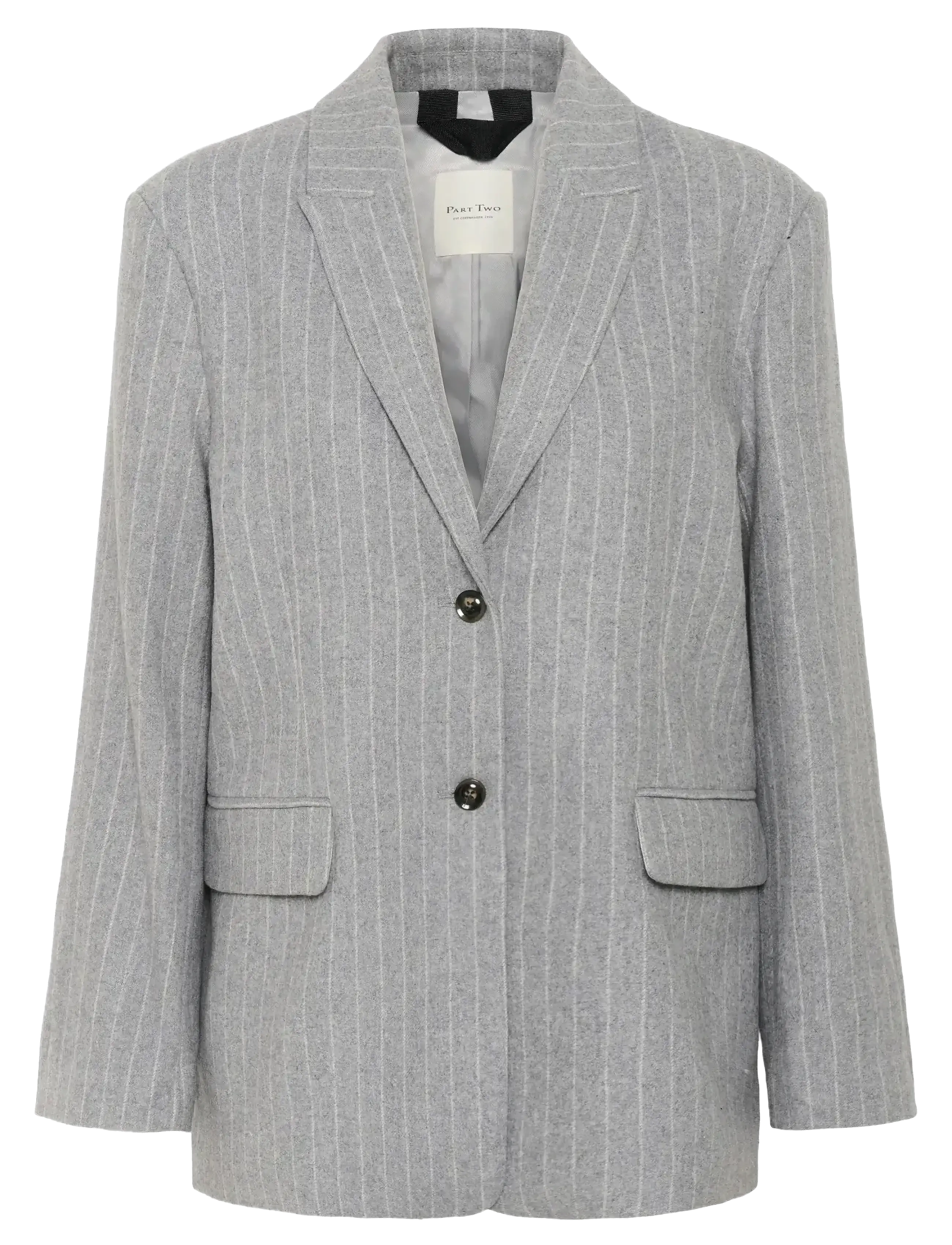 Part Two SomayaPW BZ - Part Two - MEDIUM GREY PINSTRIPE / grey