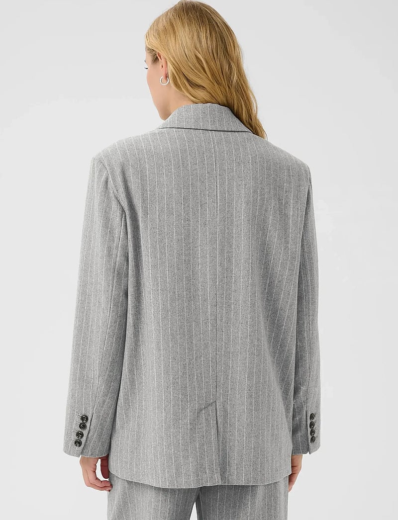 Part Two - SomayaPW BZ - einreihige blazer - medium grey pinstripe - 3