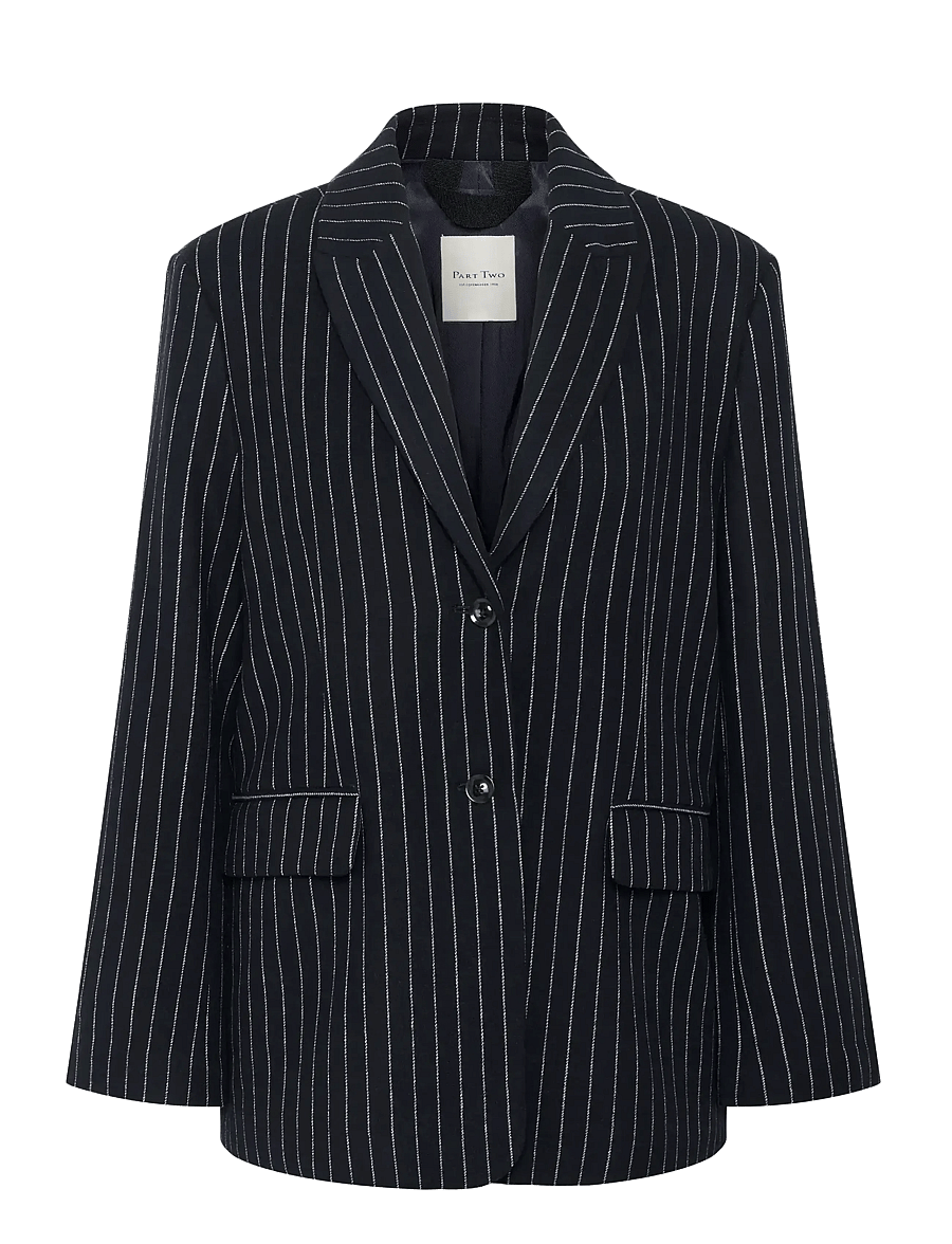 Part Two - SomayaPW BZ - einreihige blazer - navy pinstripe - 1