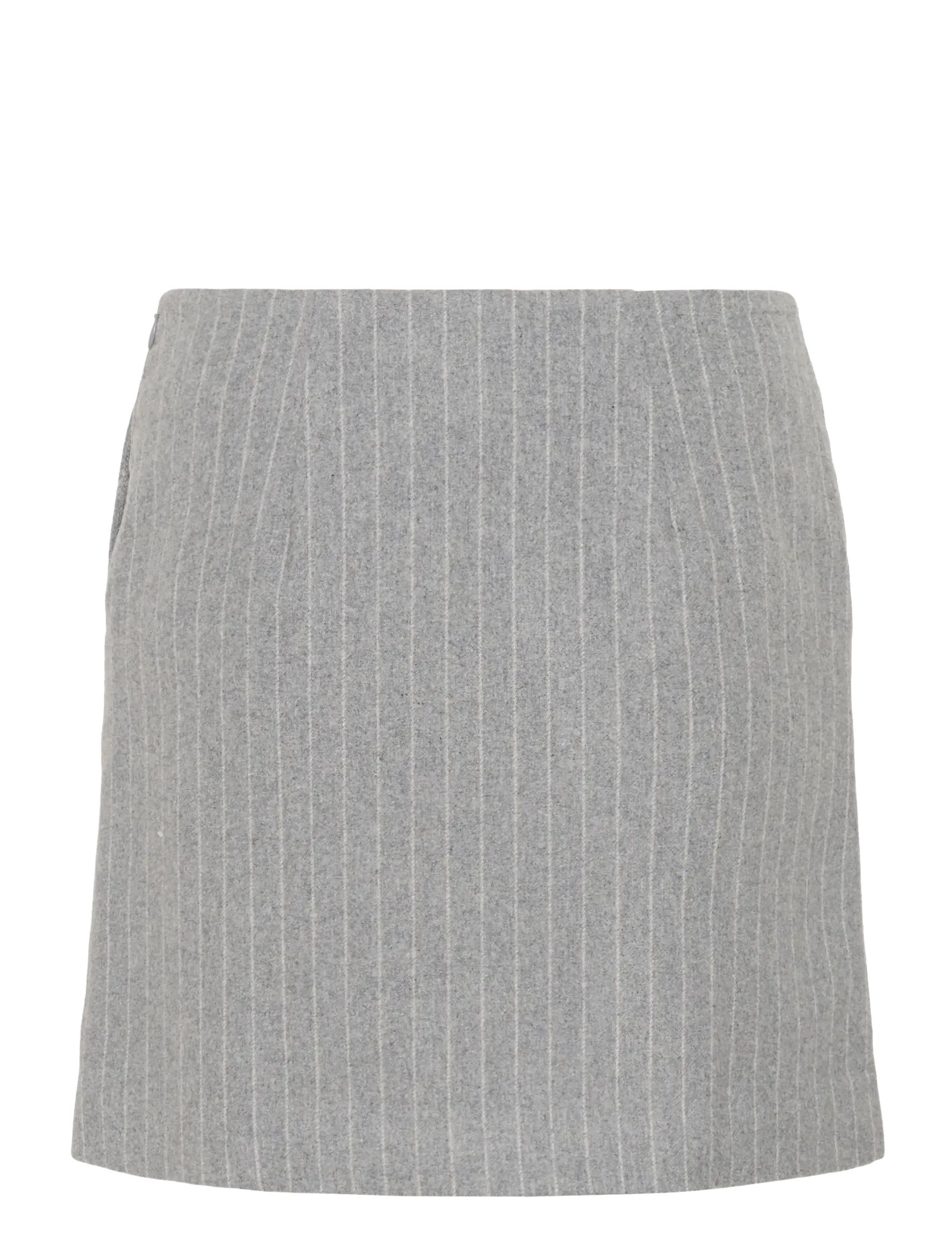 Part Two - SissaPW SK - kurze röcke - medium grey pinstripe - 2