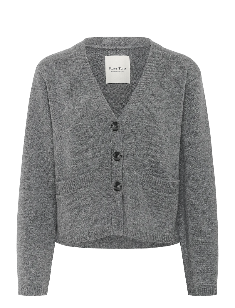 Part Two - SvevaPW CA - koftor - medium grey melange - 1