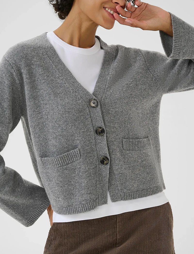 Part Two - SvevaPW CA - koftor - medium grey melange - 4