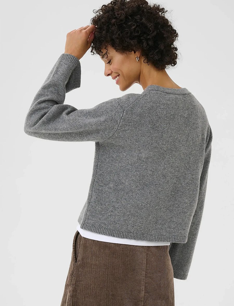 Part Two - SvevaPW Cardigan - kardiganid - medium grey melange - 5