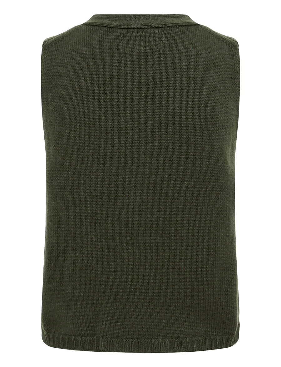 Part Two - SylvaPW Waistcoat - kootud vestid - beetle - 1