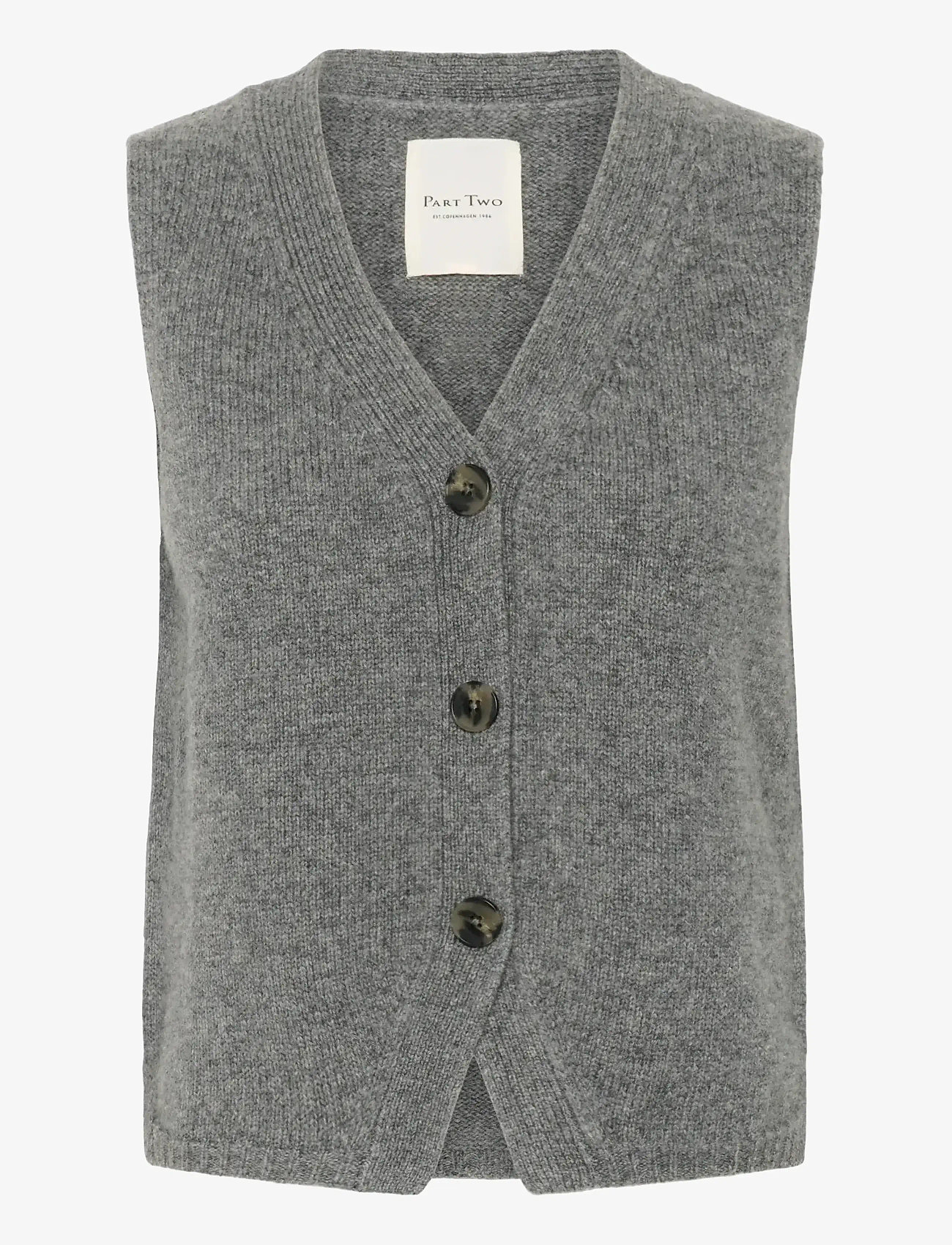 Part Two - SylvaPW WA - autumn clothing - medium grey melange - 0