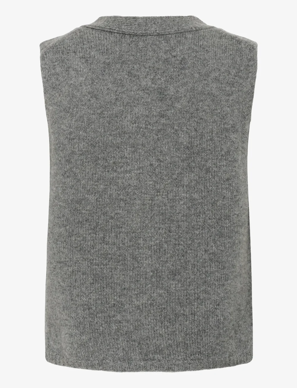 Part Two - SylvaPW WA - stickade västar - medium grey melange - 2