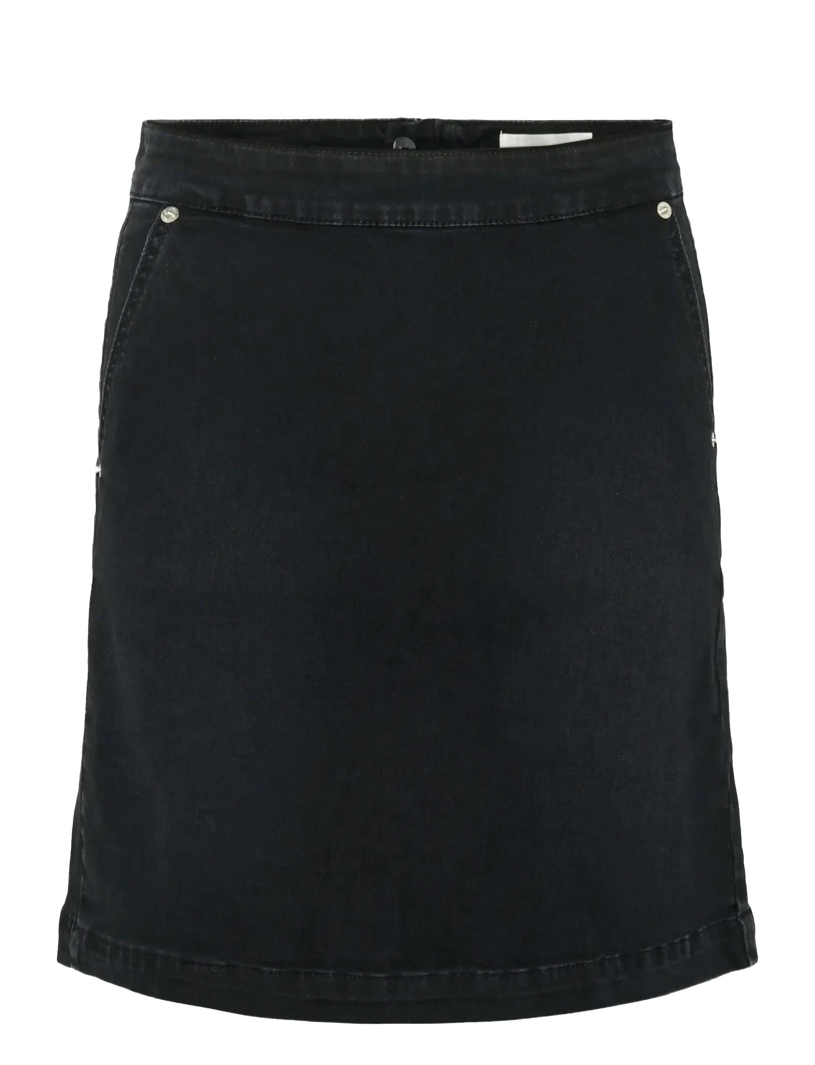 Part Two SaigePW SK - Denimnederdele - WASHED BLACK DENIM / black
