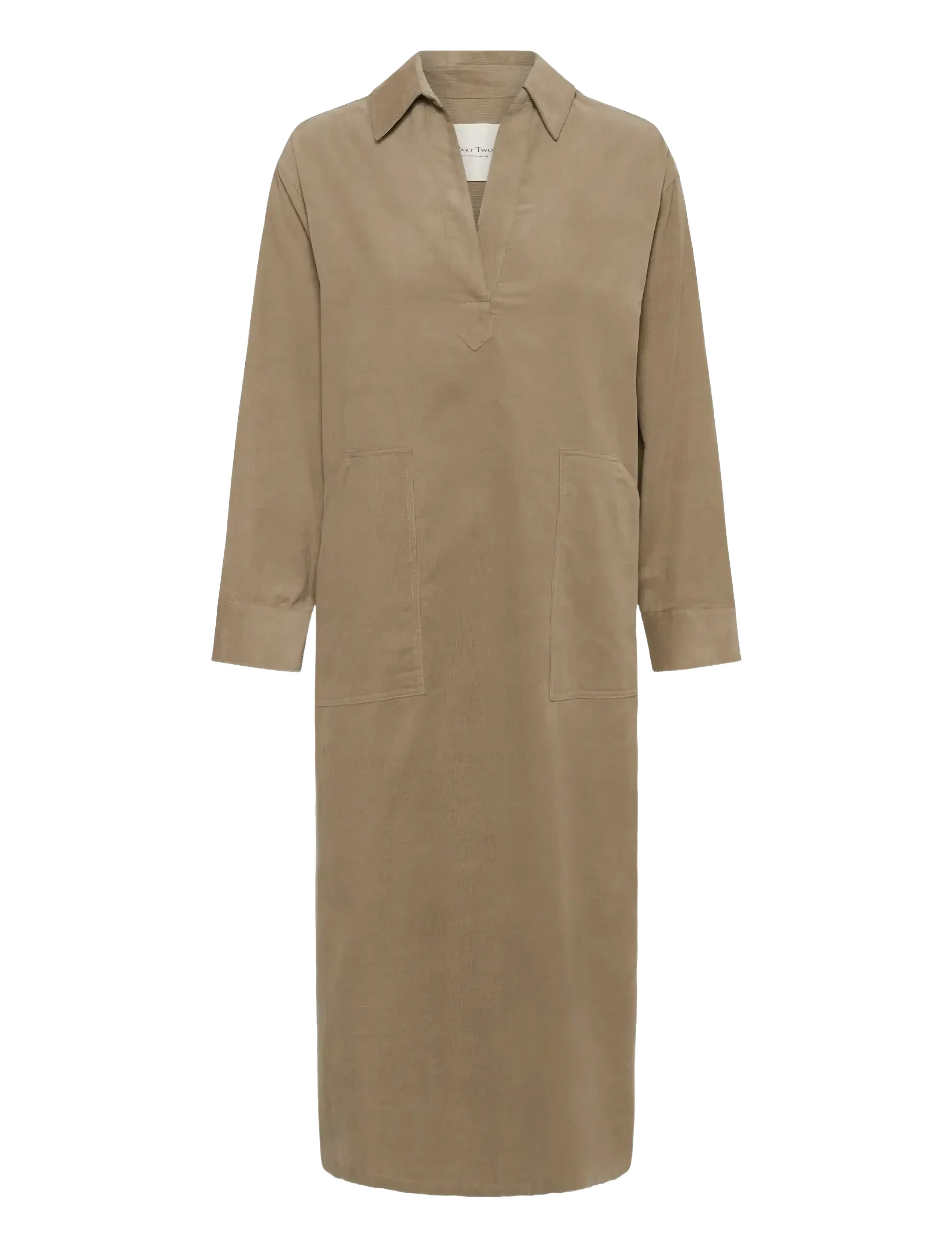 Part Two LollaPW DR - Hemdkleider - DESERT TAUPE / beige