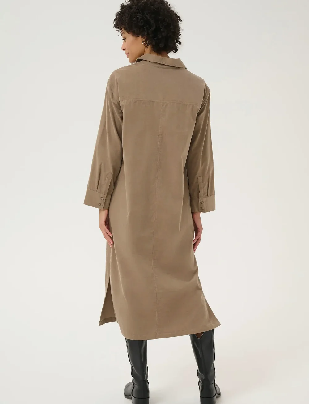 Part Two - LollaPW DR - skjortekjoler - desert taupe - 3