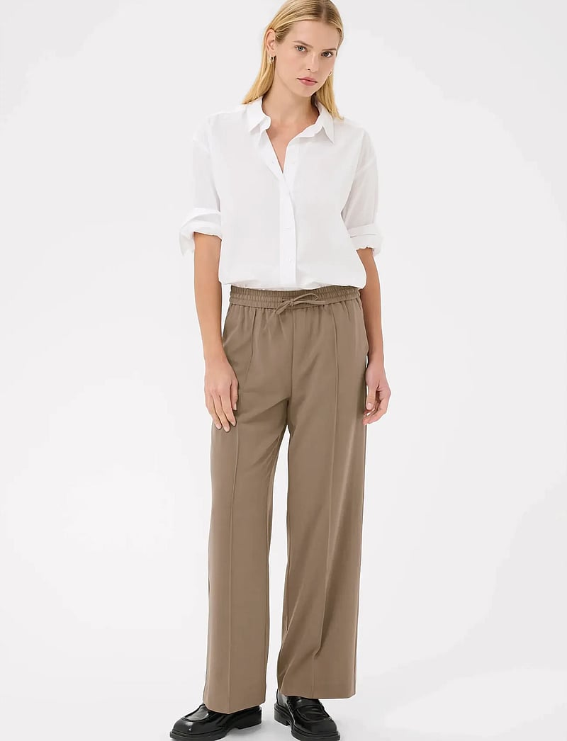 Part Two - EvalynnPW PA - hosen mit weitem bein - walnut - 0