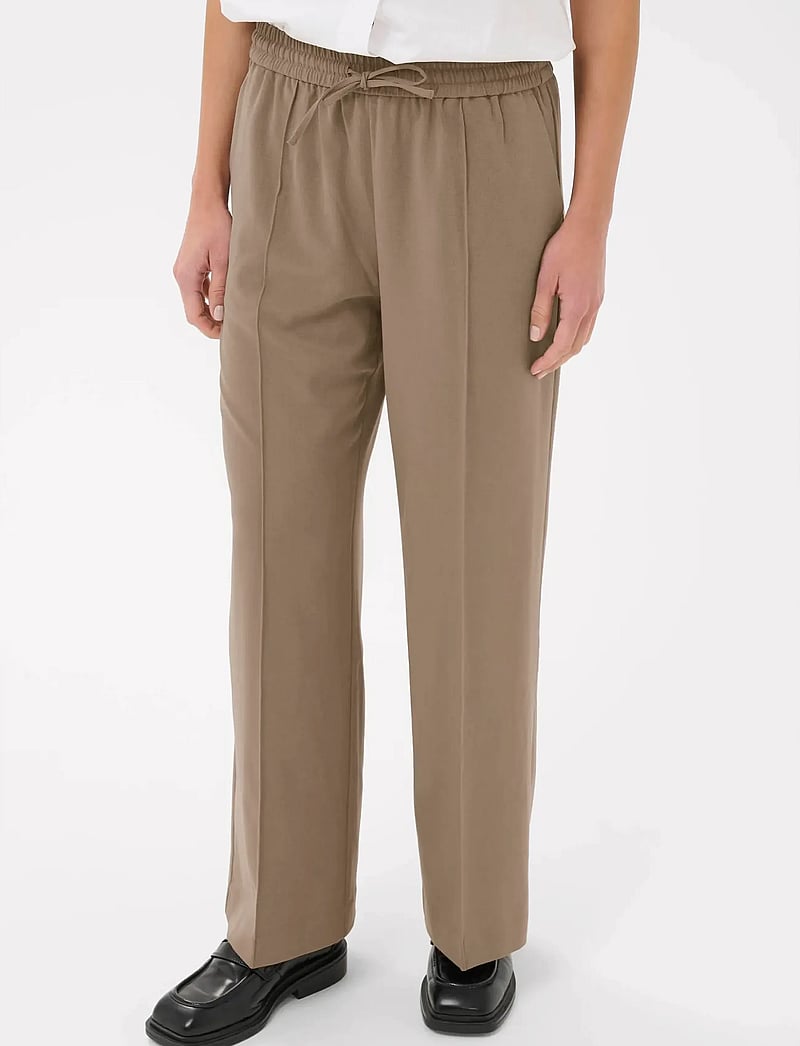 Part Two - EvalynnPW PA - hosen mit weitem bein - walnut - 3