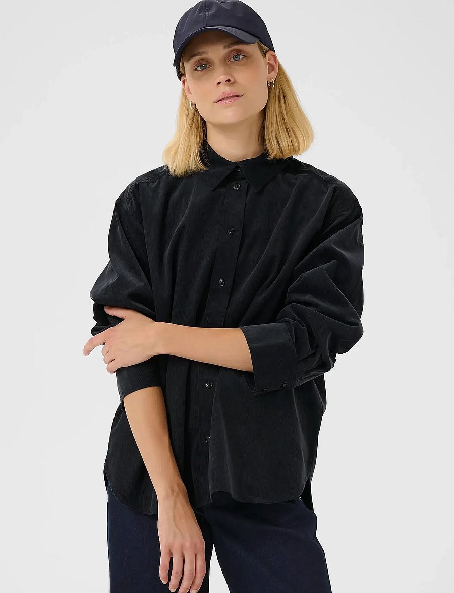 Part Two - SavannasPW SH - overshirts - dark navy - 3