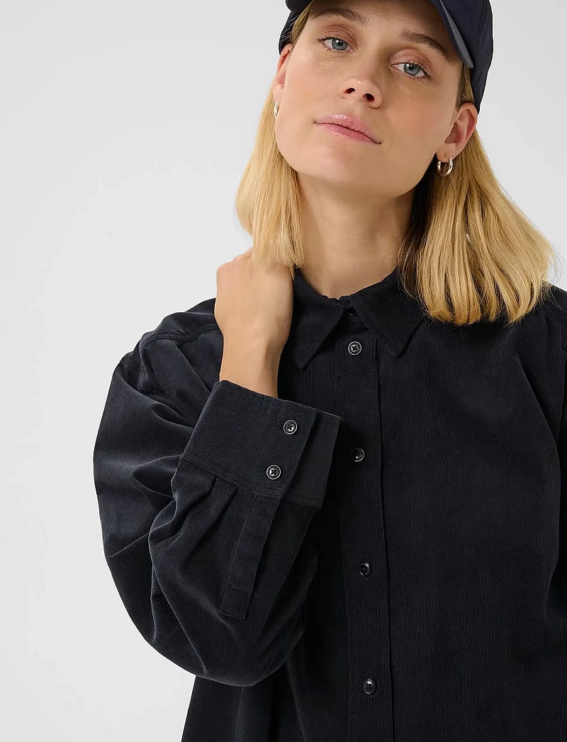 Part Two - SavannasPW SH - pikkade varrukatega särgid - dark navy - 4