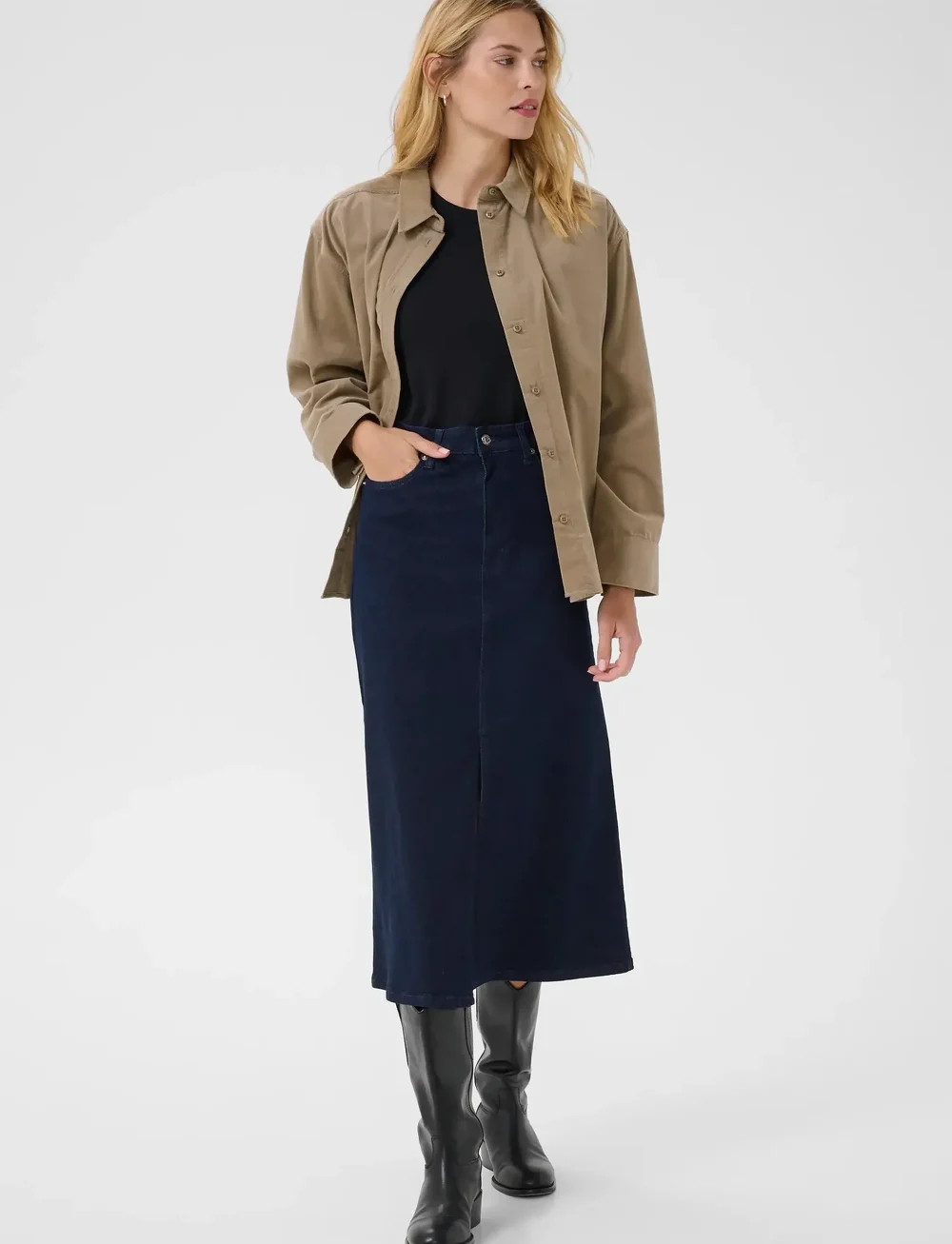 Part Two - SavannasPW SH - long-sleeved shirts - desert taupe - 3