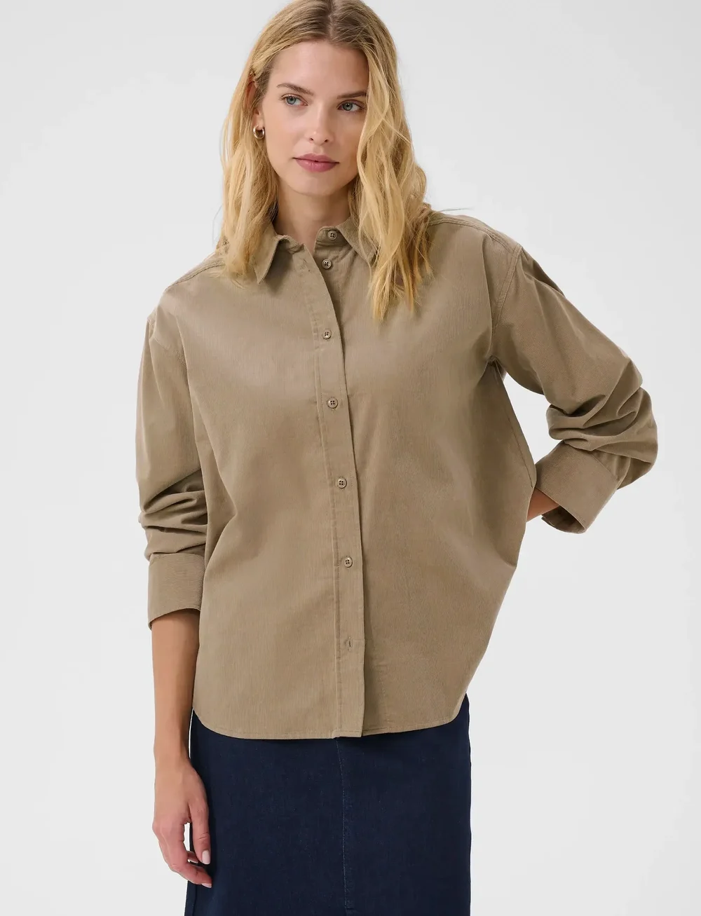 Part Two - SavannasPW SH - long-sleeved shirts - desert taupe - 5