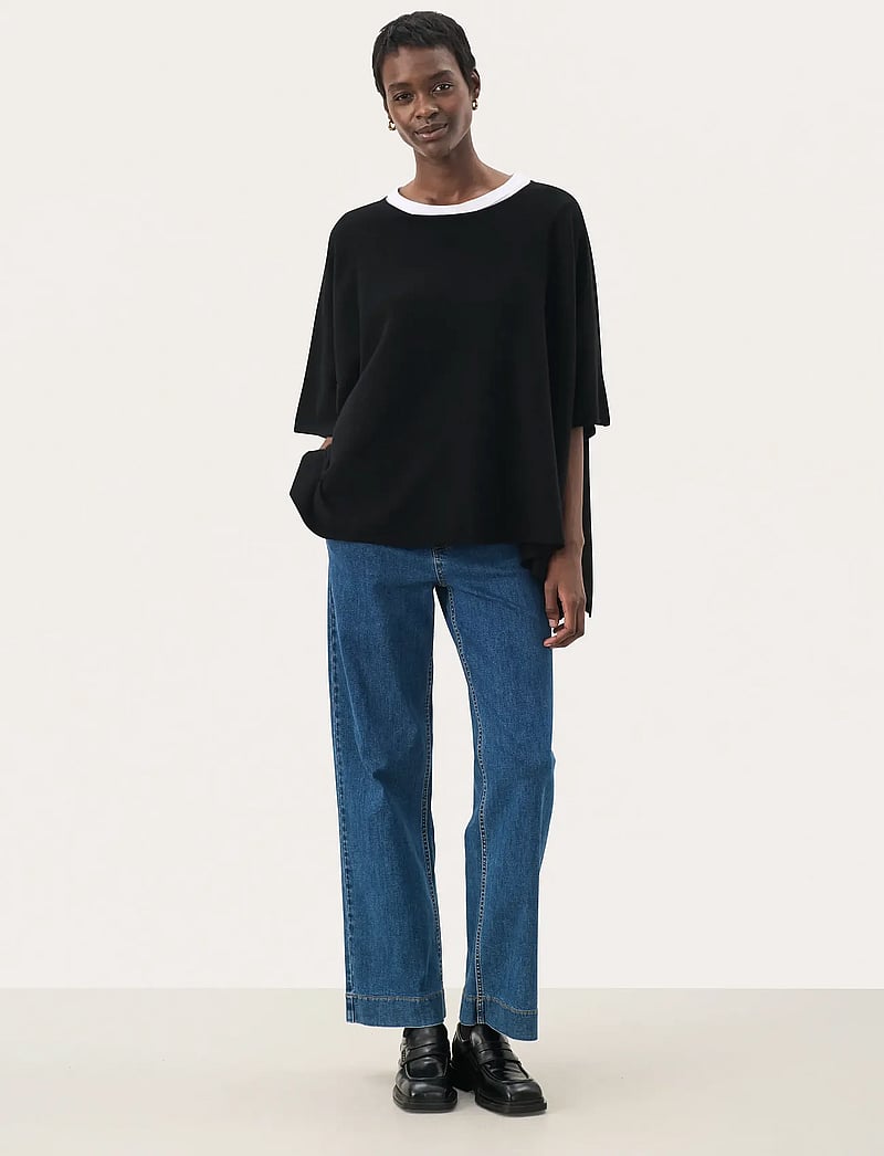 Part Two - TilannaPW PO - kortærmede bluser - black - 3