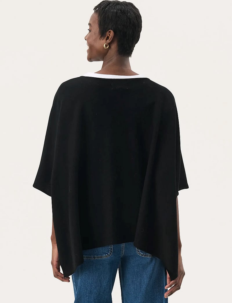 Part Two - TilannaPW PO - kortærmede bluser - black - 4