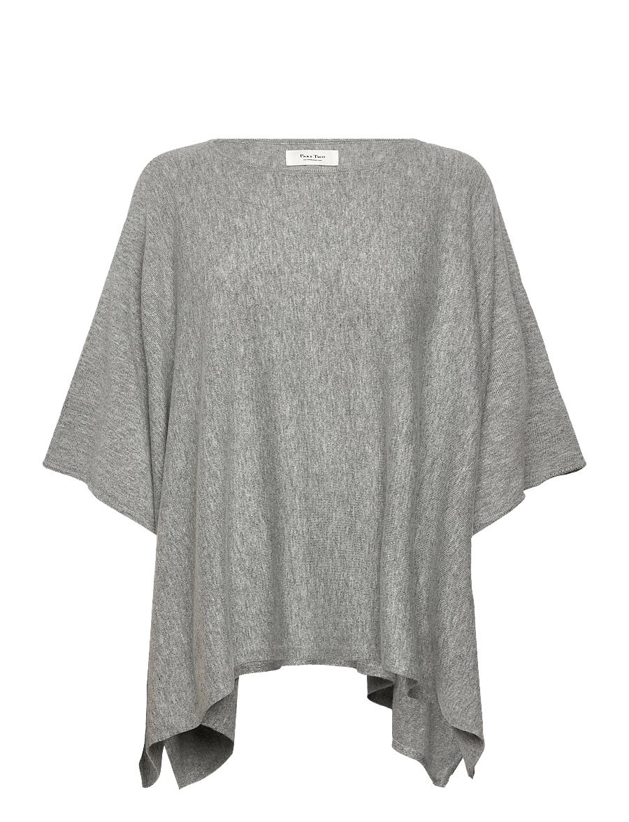 Part Two - TilannaPW PO - kurzärmelige blusen - medium grey melange - 1