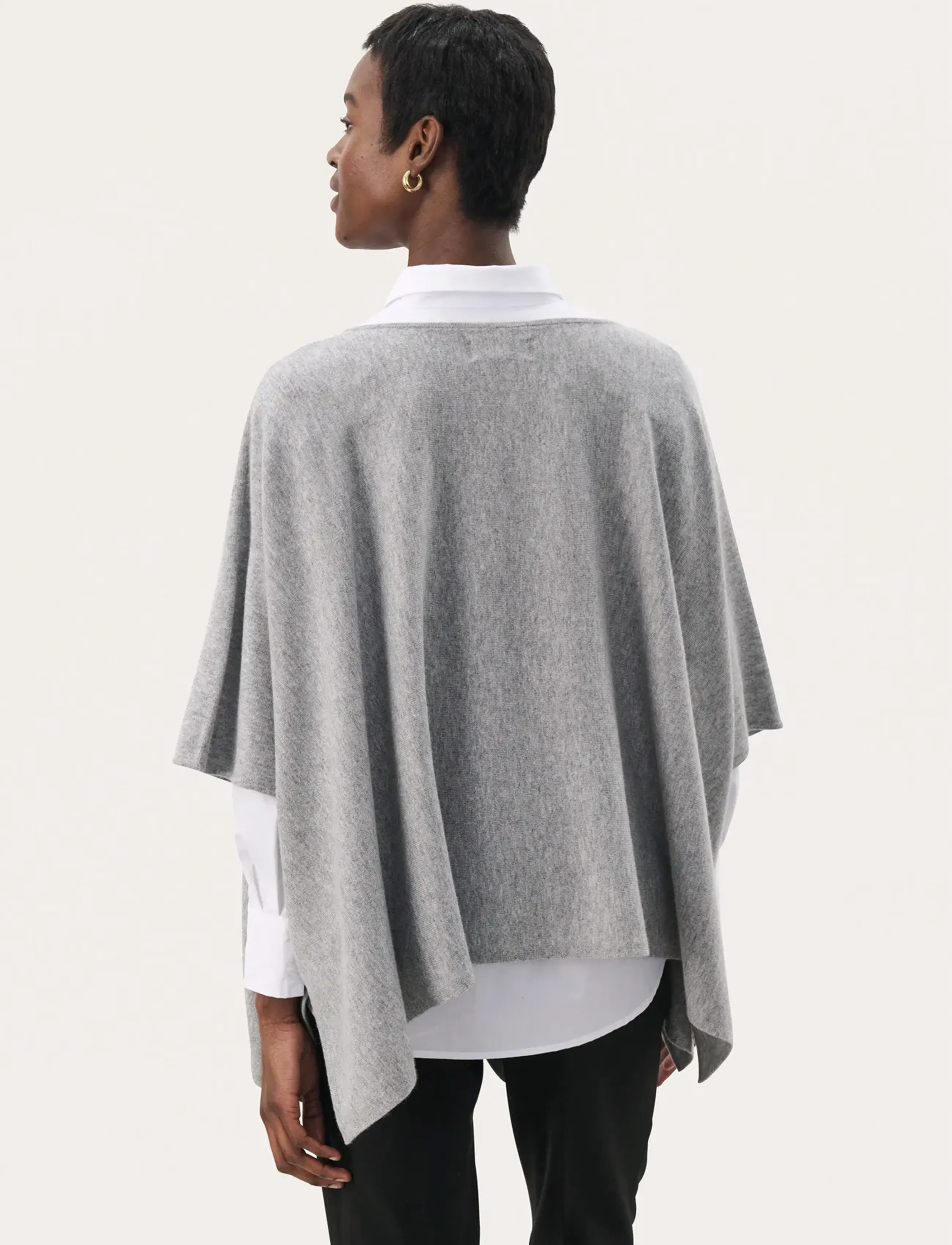 Part Two - TilannaPW PO - kurzämlige blusen - medium grey melange - 4