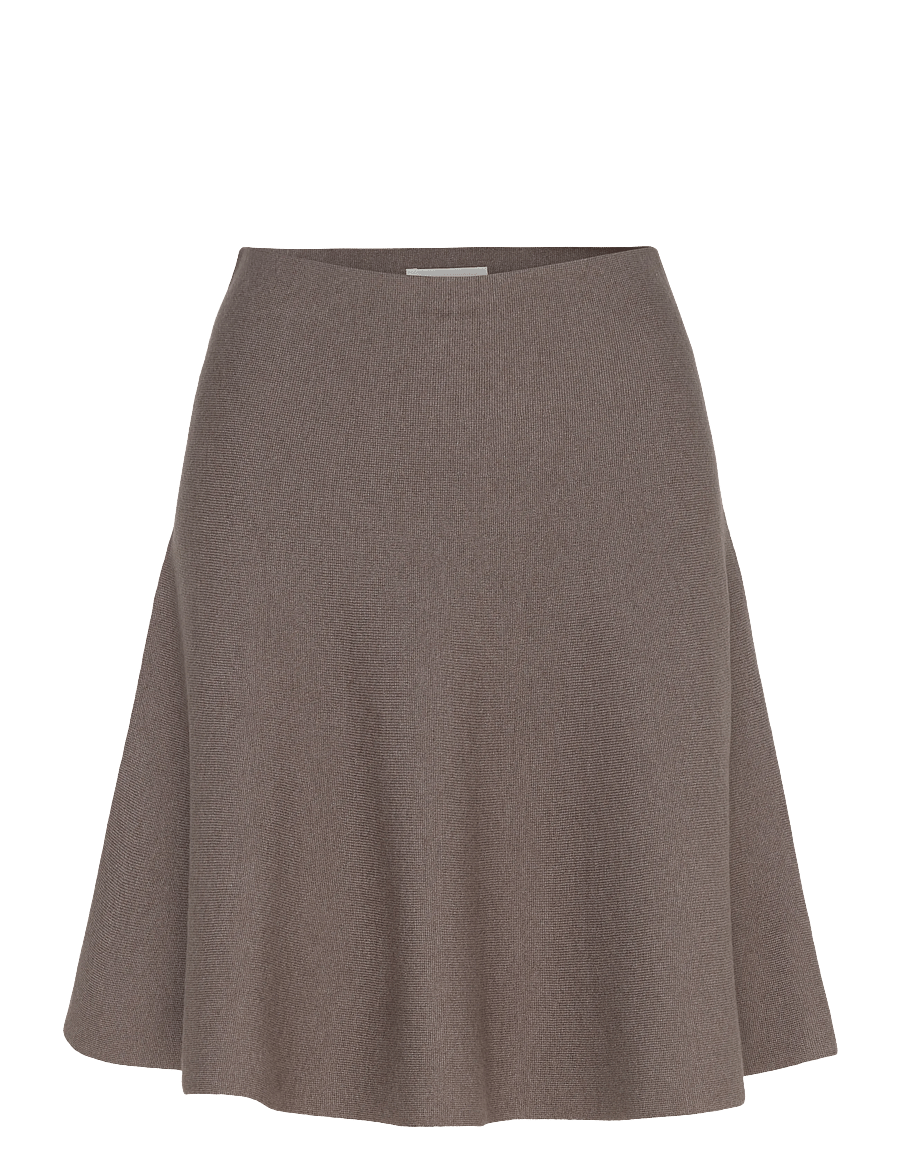 Part Two - VikesPW SK - stickade kjolar - mink melange - 1