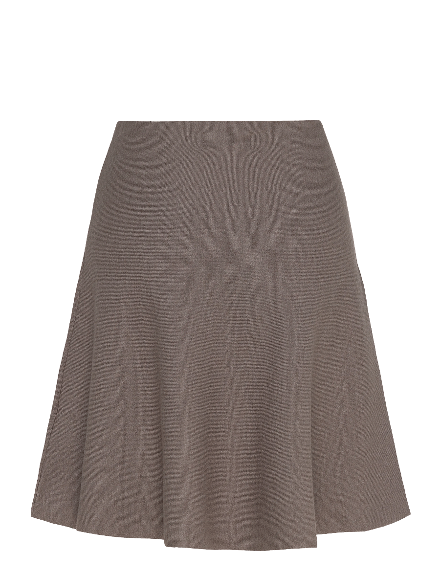 Part Two - VikesPW SK - stickade kjolar - mink melange - 2