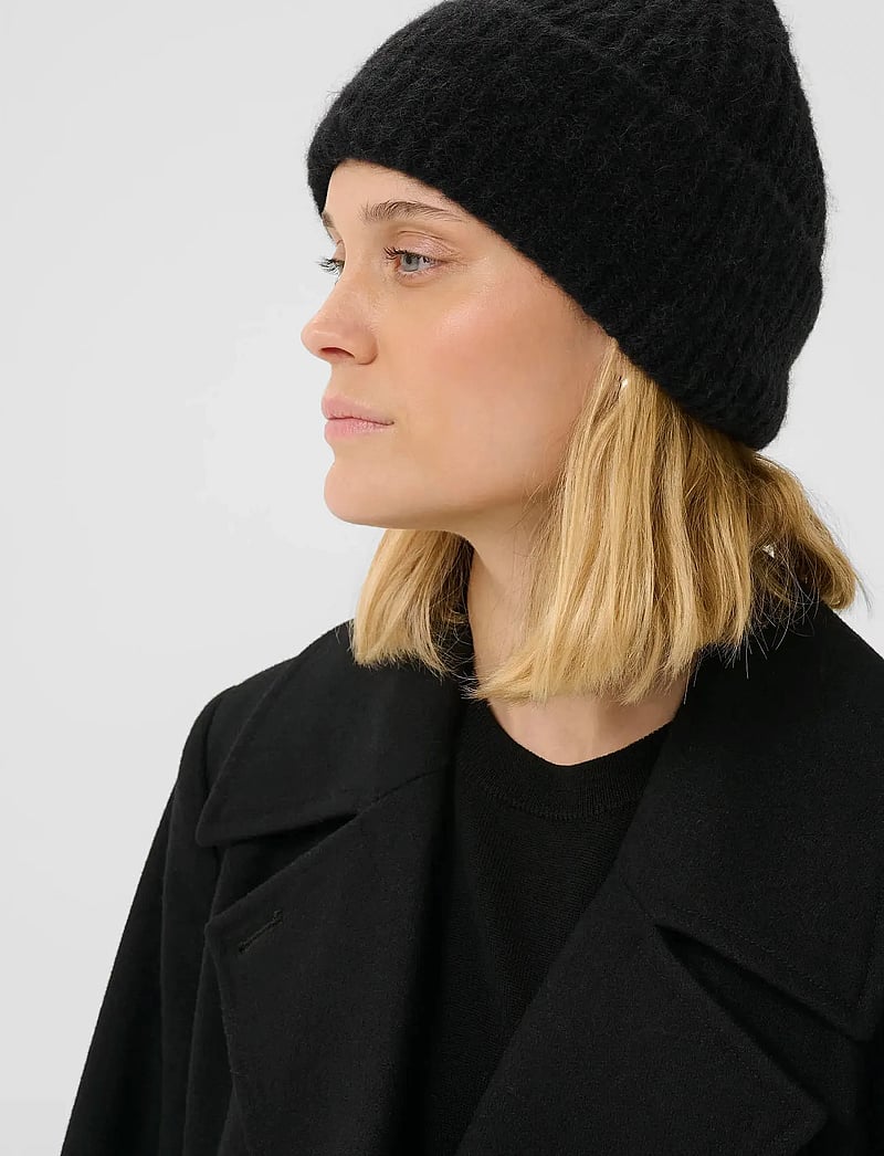 Part Two - SanjaPW HA - megztos kepurės - black - 3