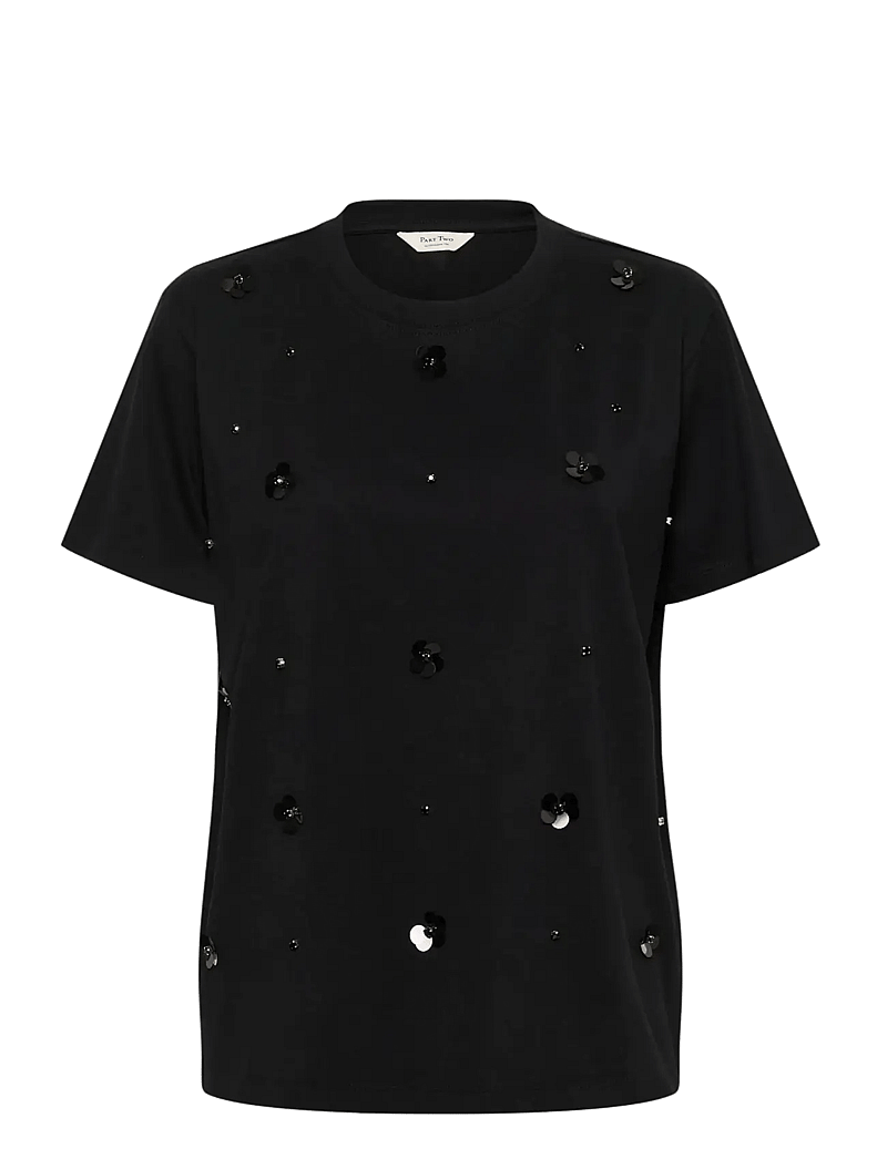 Part Two - JaminaPW TS - t-shirts - black embellishment - 0