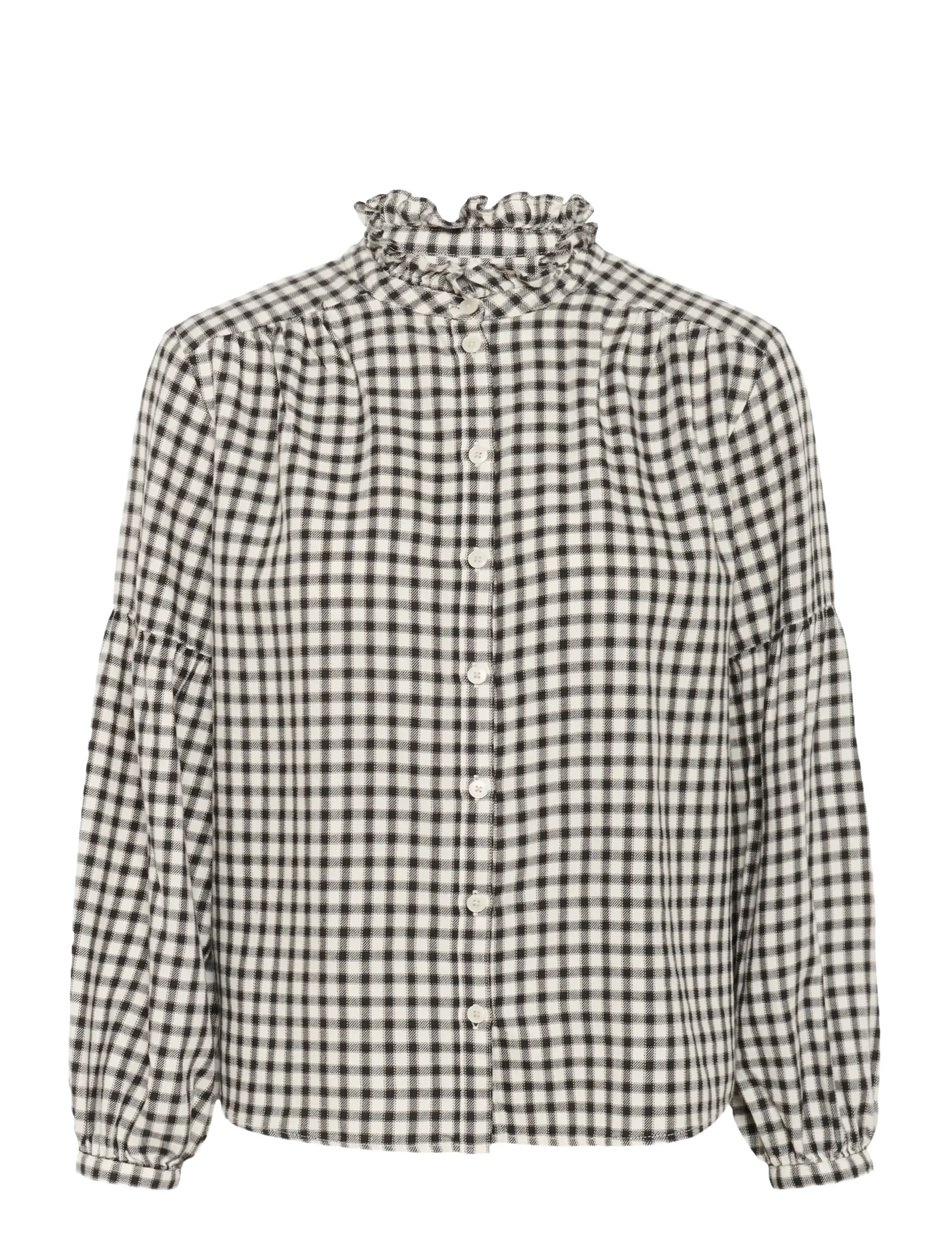 Part Two SamillaPW SH - Tøj - DARK NAVY MINI CHECK / black