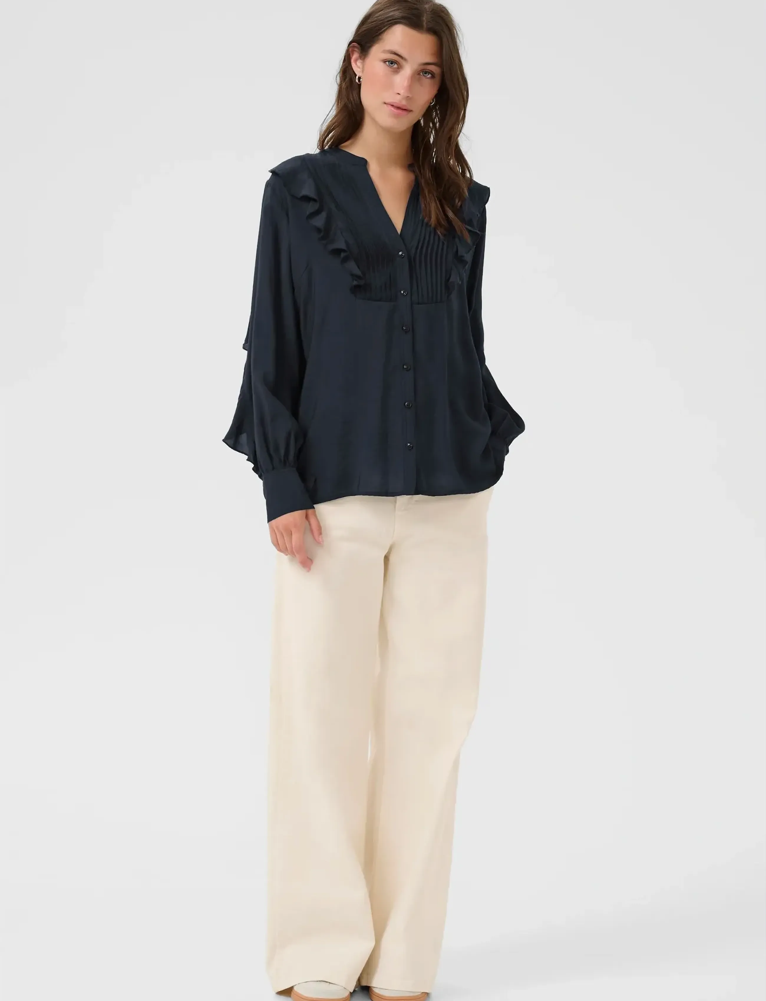 Part Two - StefaniPW - langärmlige blusen - dark navy - 3