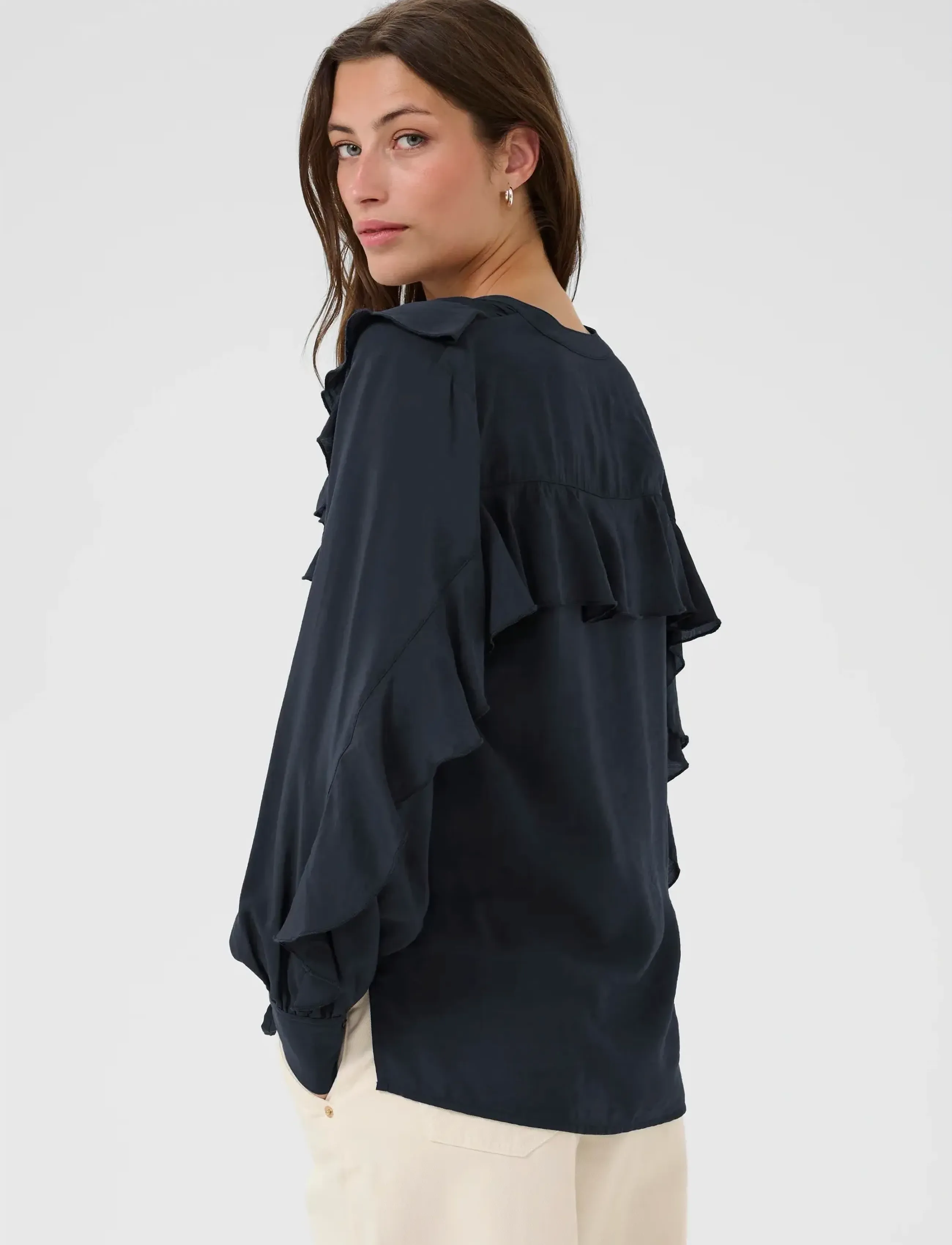 Part Two - StefaniPW - langärmlige blusen - dark navy - 4