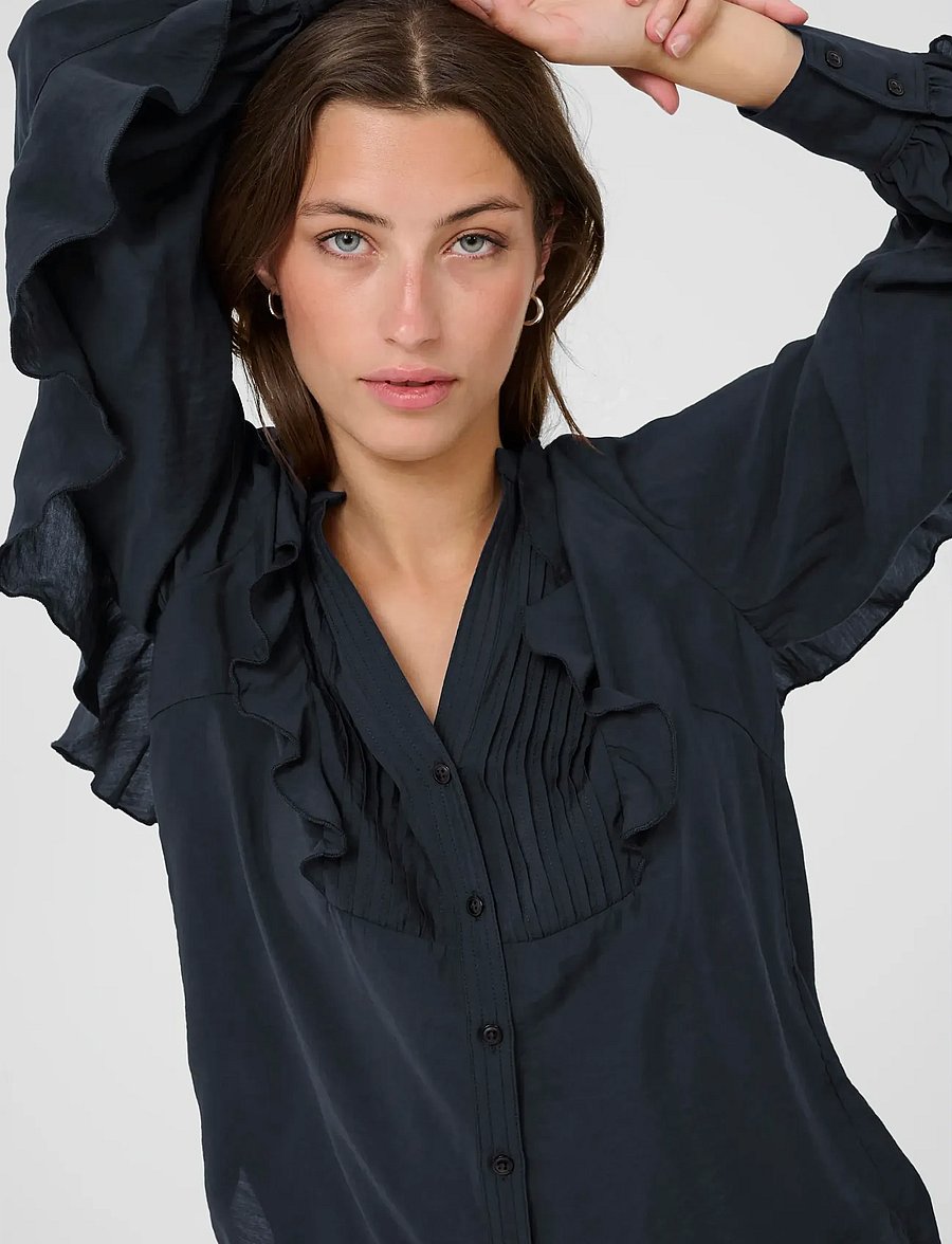 Part Two - StefaniPW - langärmelige blusen - dark navy - 5