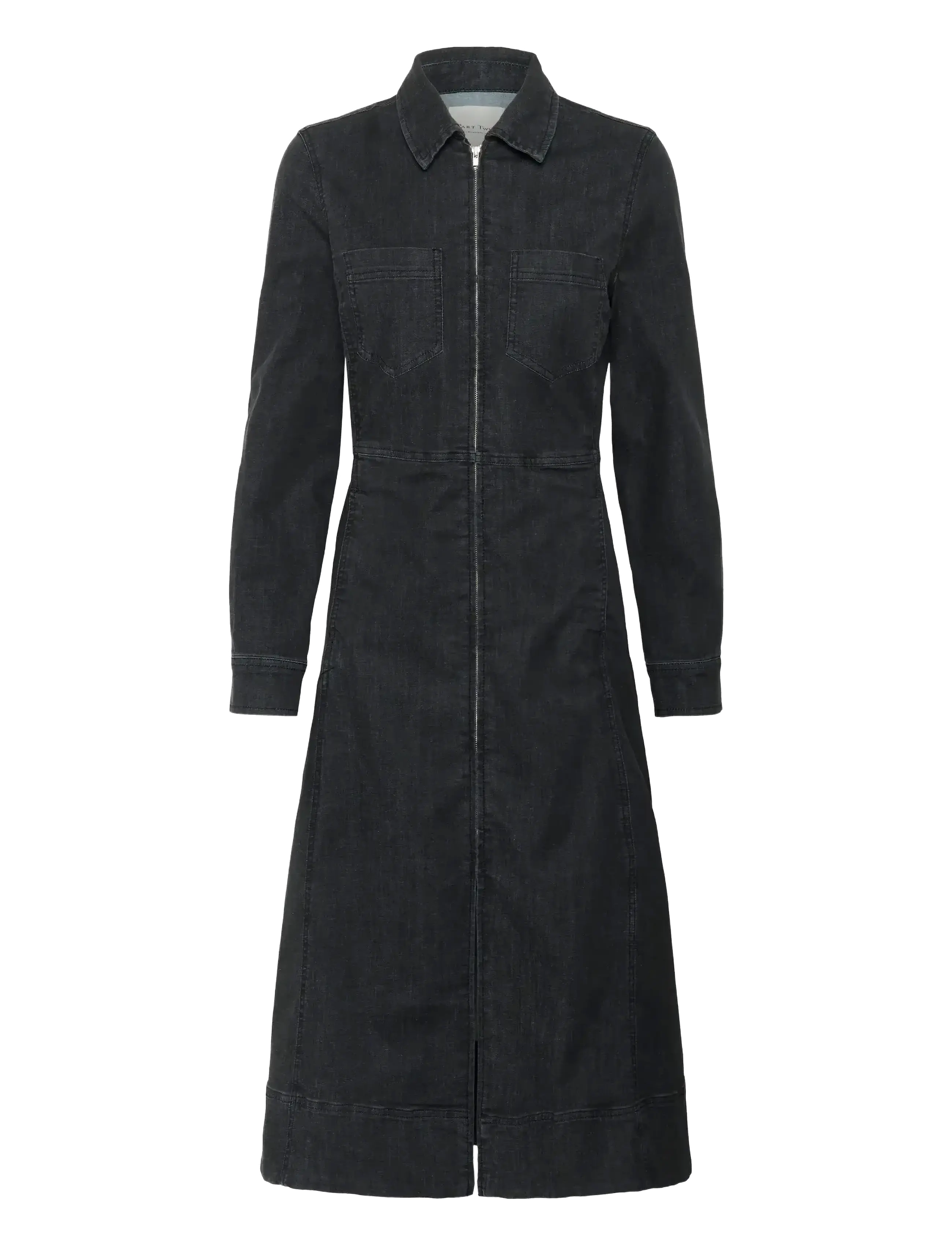 Part Two SannisPW DR - Jeansmode - WASHED BLACK DENIM / black