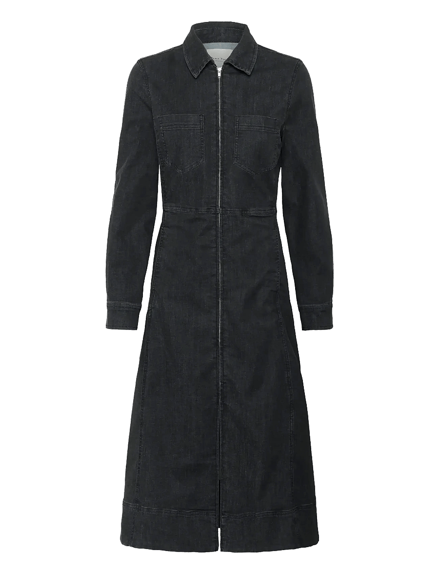 Part Two - SannisPW DR - jeanskleider - washed black denim - 1
