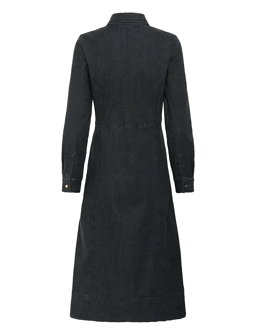 Part Two - SannisPW DR - jeanskleider - washed black denim - 2