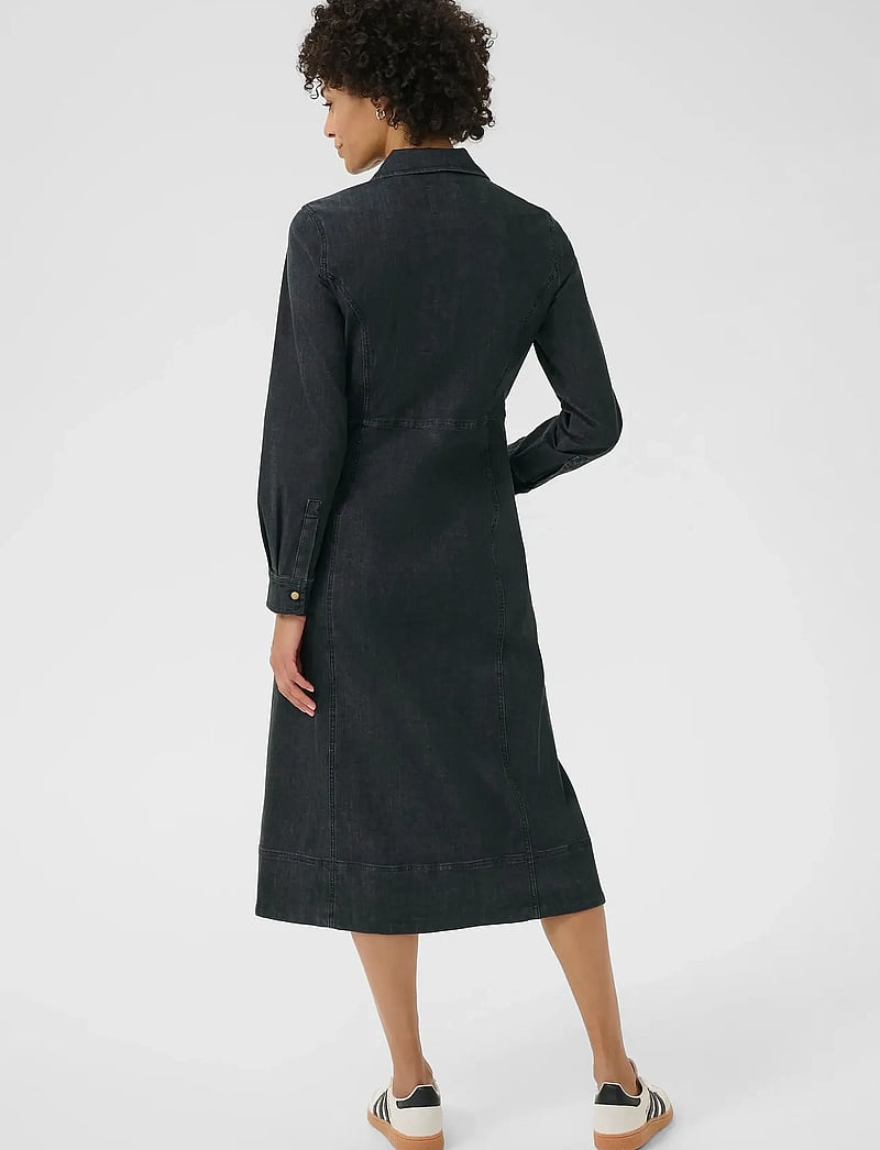 Part Two - SannisPW DR - denimkjoler - washed black denim - 4