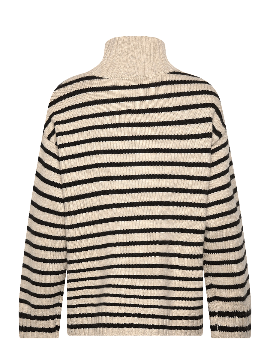 Part Two - LilyePW PU - kõrge kaelusega kudumid - french oak melange/black - 1
