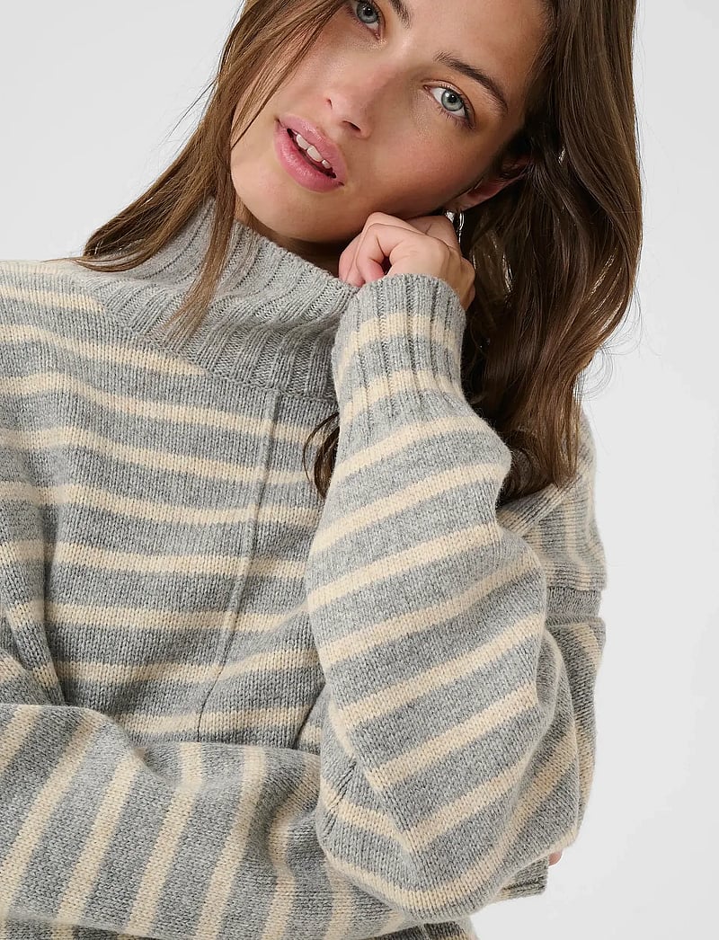 Part Two - LilyePW PU - polotröjor - grey mel./french oak mel. - 2