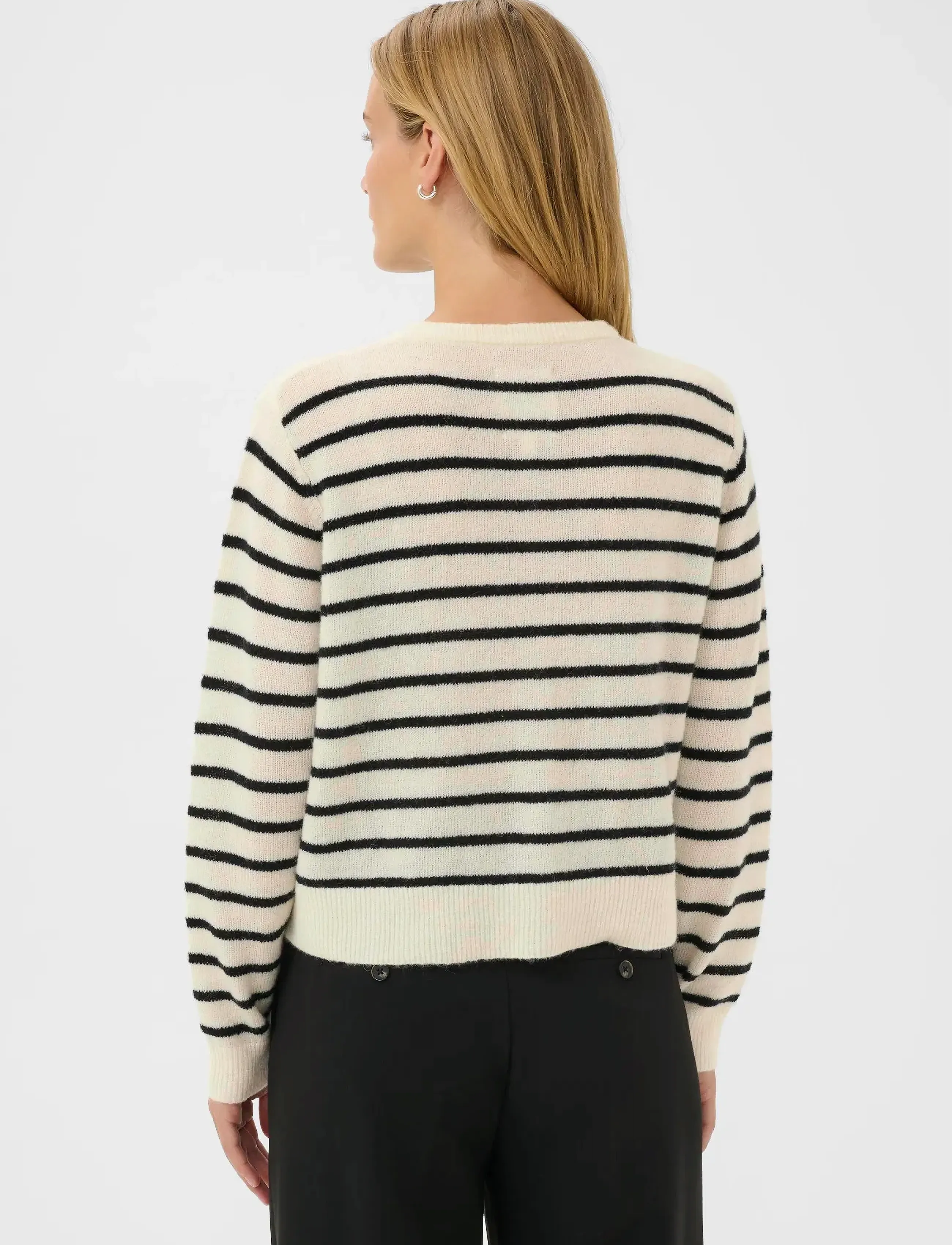 Part Two - LinikaPW CA - gilets - eggnog/navy stripe - 4
