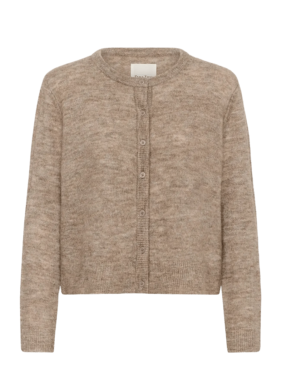 Part Two - LinikaPW CA - cardigans - mink melange - 1