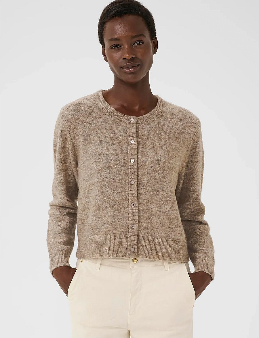 Part Two - LinikaPW CA - cardigans - mink melange - 5