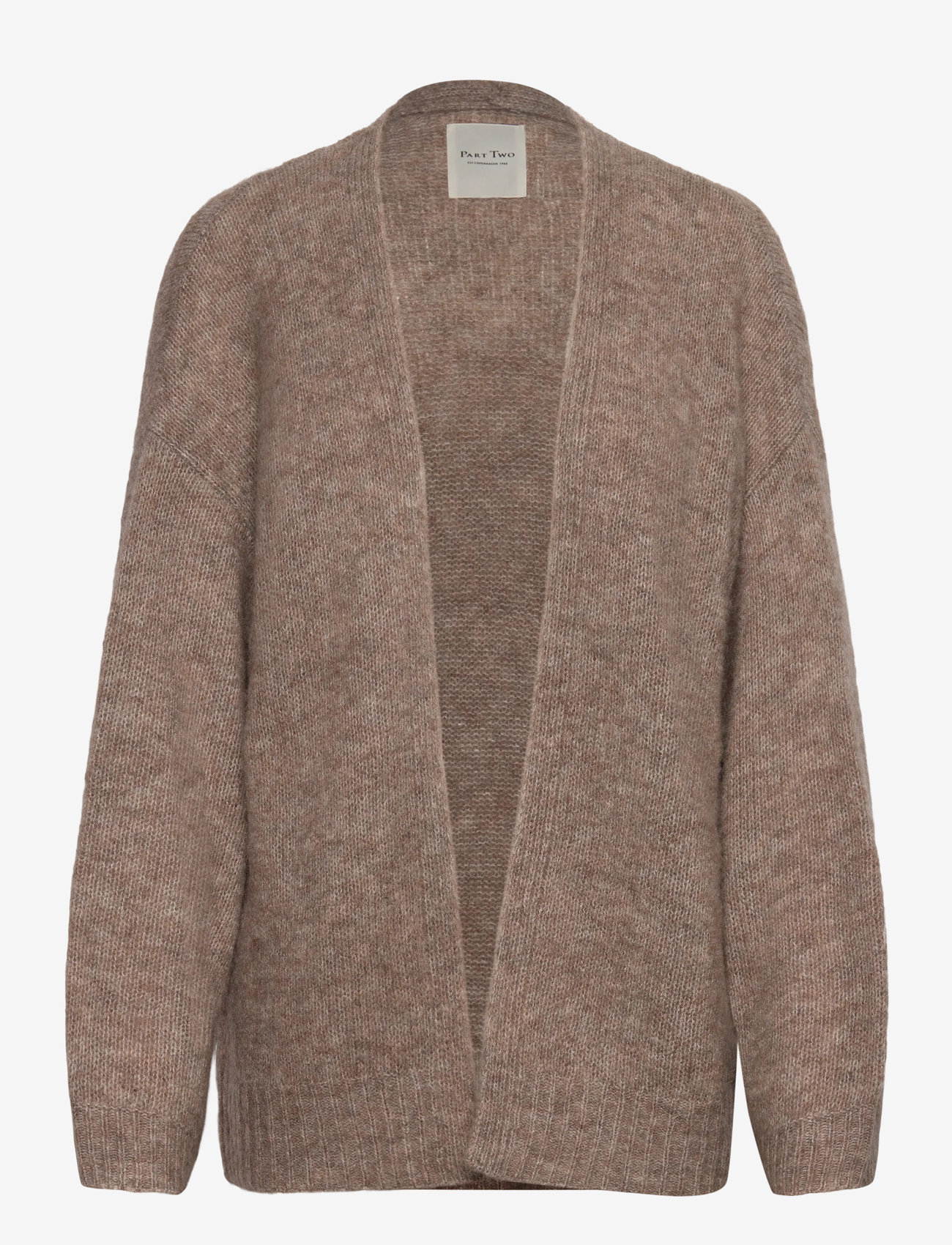 Part Two - RastinaPW CA - cardigans - mink melange - 1