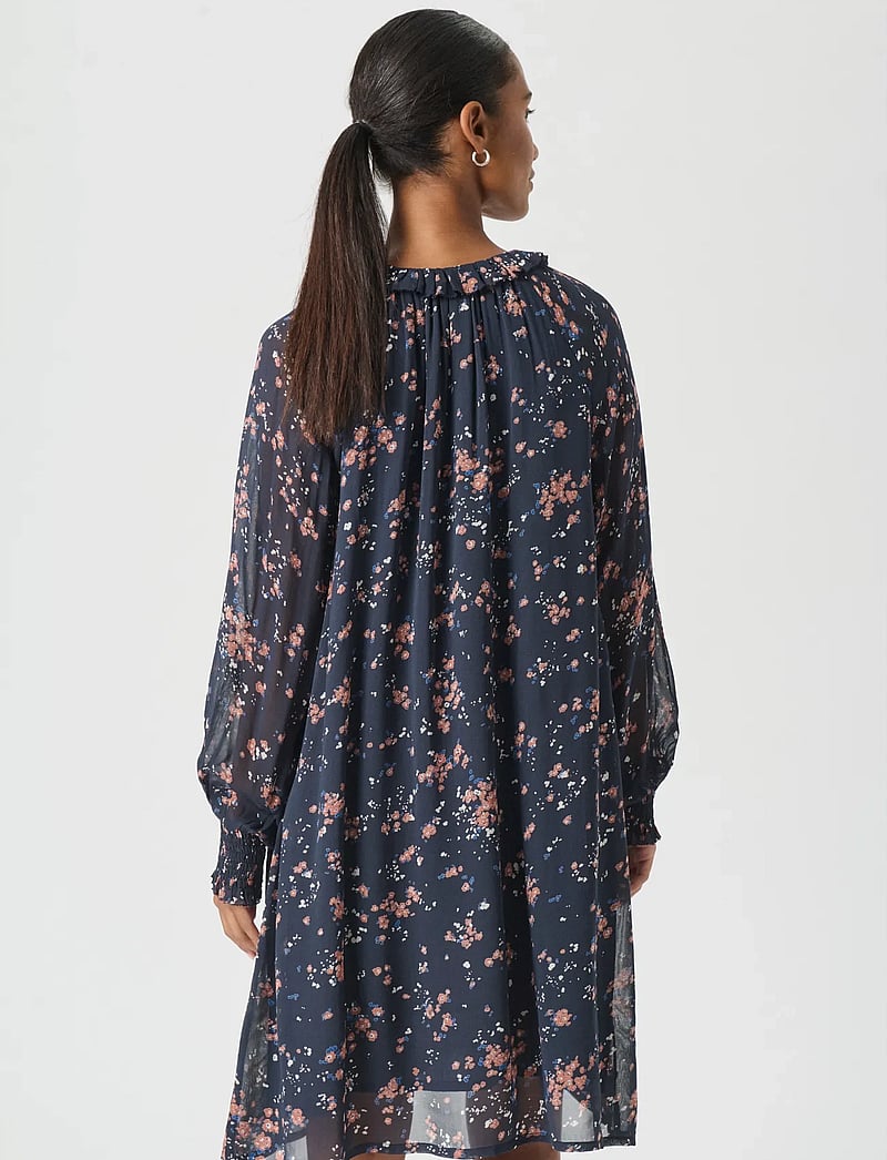 Part Two - UrmaDR - midikleider - dark navy mini flower print - 4