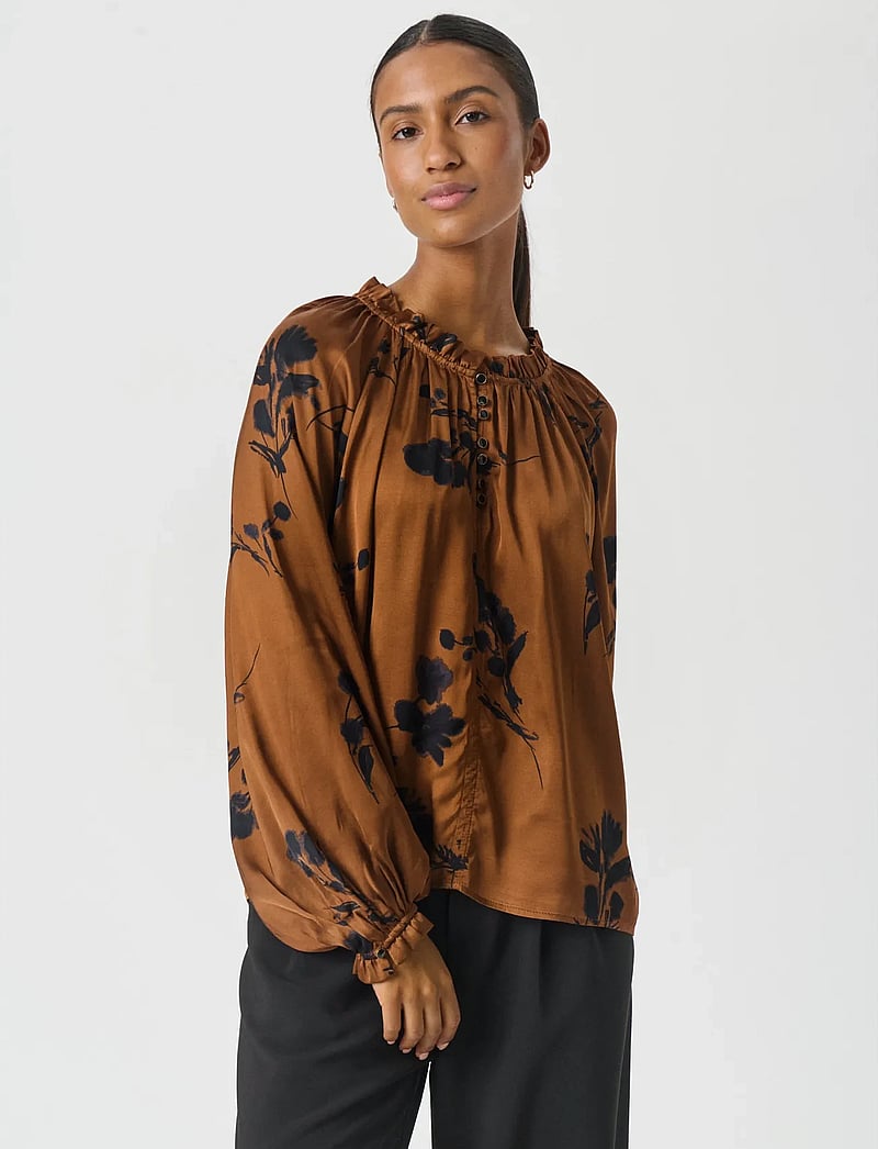 Part Two - VenessaPW BL - långärmade blusar - sorrel horse shadow branch - 0