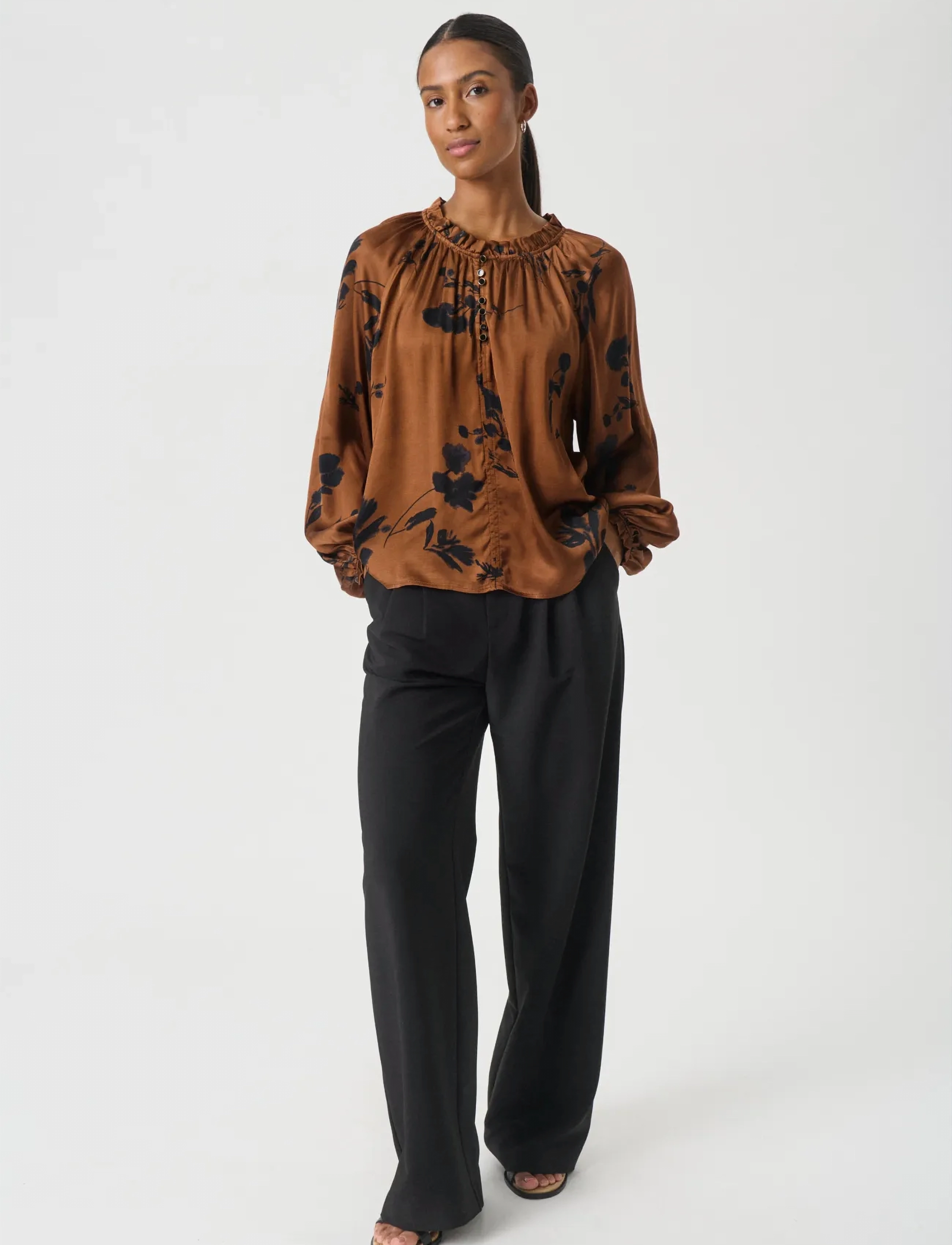 Part Two - VenessaPW BL - long-sleeved blouses - sorrel horse shadow branch - 3