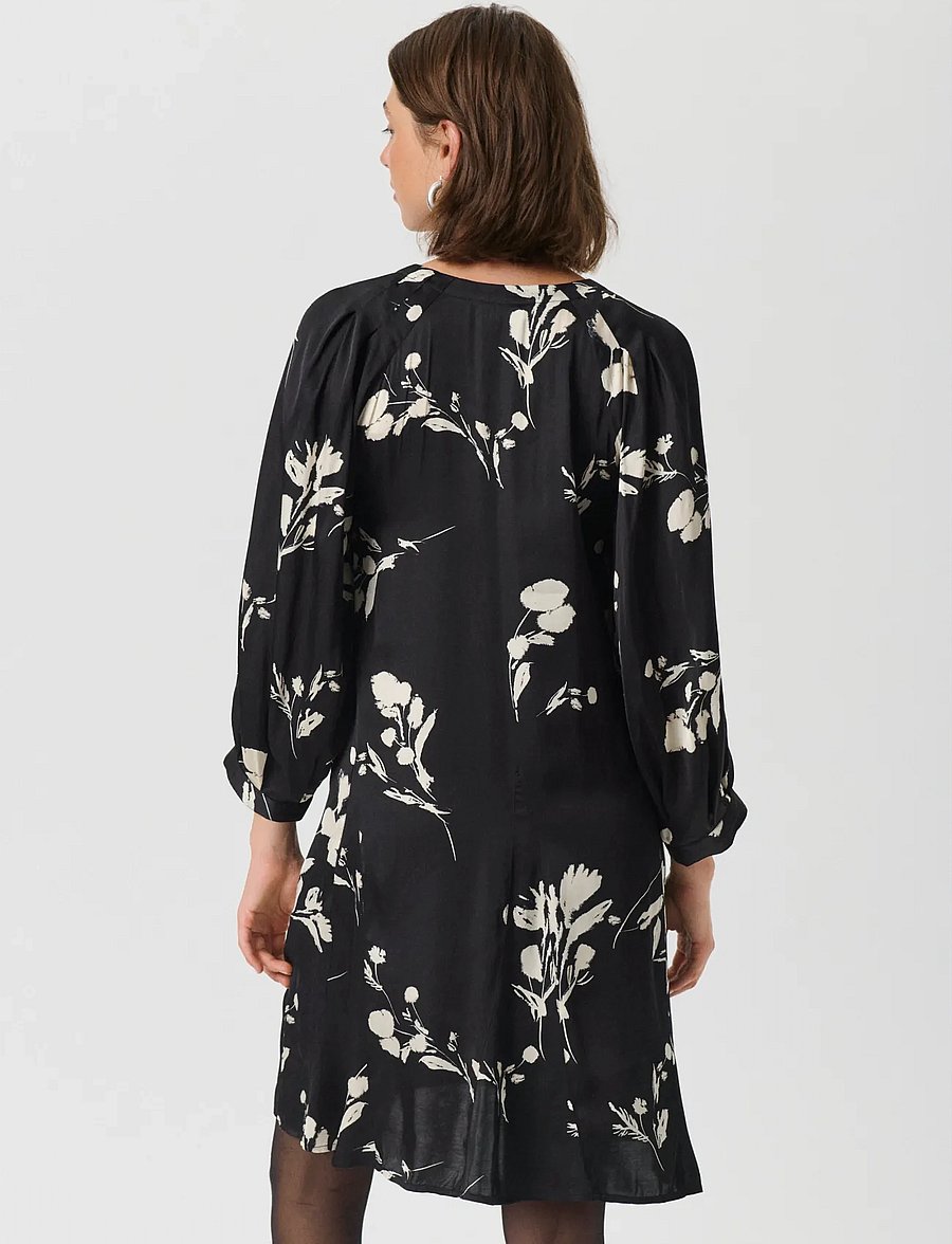 Part Two - VeneziaPW DR - särkkleidid - black shadow branch print - 4
