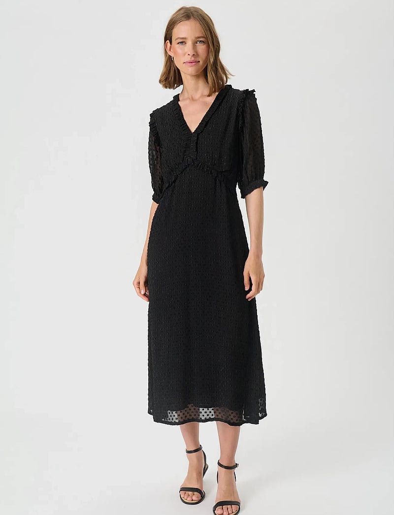 Part Two - VeniaPW DR - midi kjoler - black dot fil coupÉ - 3