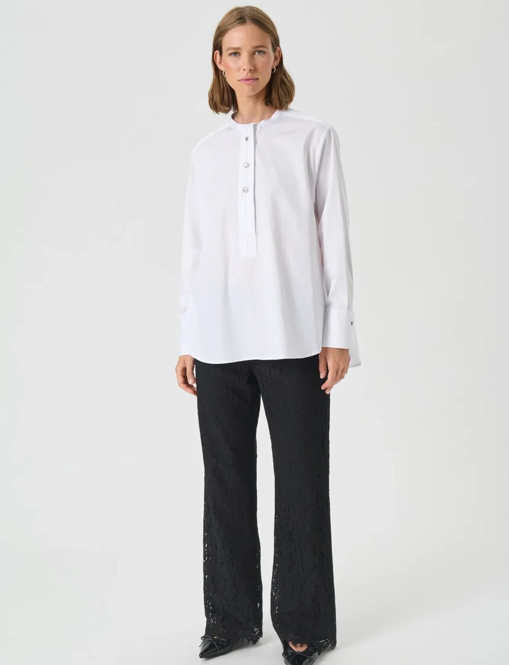 Part Two - VildanaPW SH - långärmade skjortor - bright white - 3