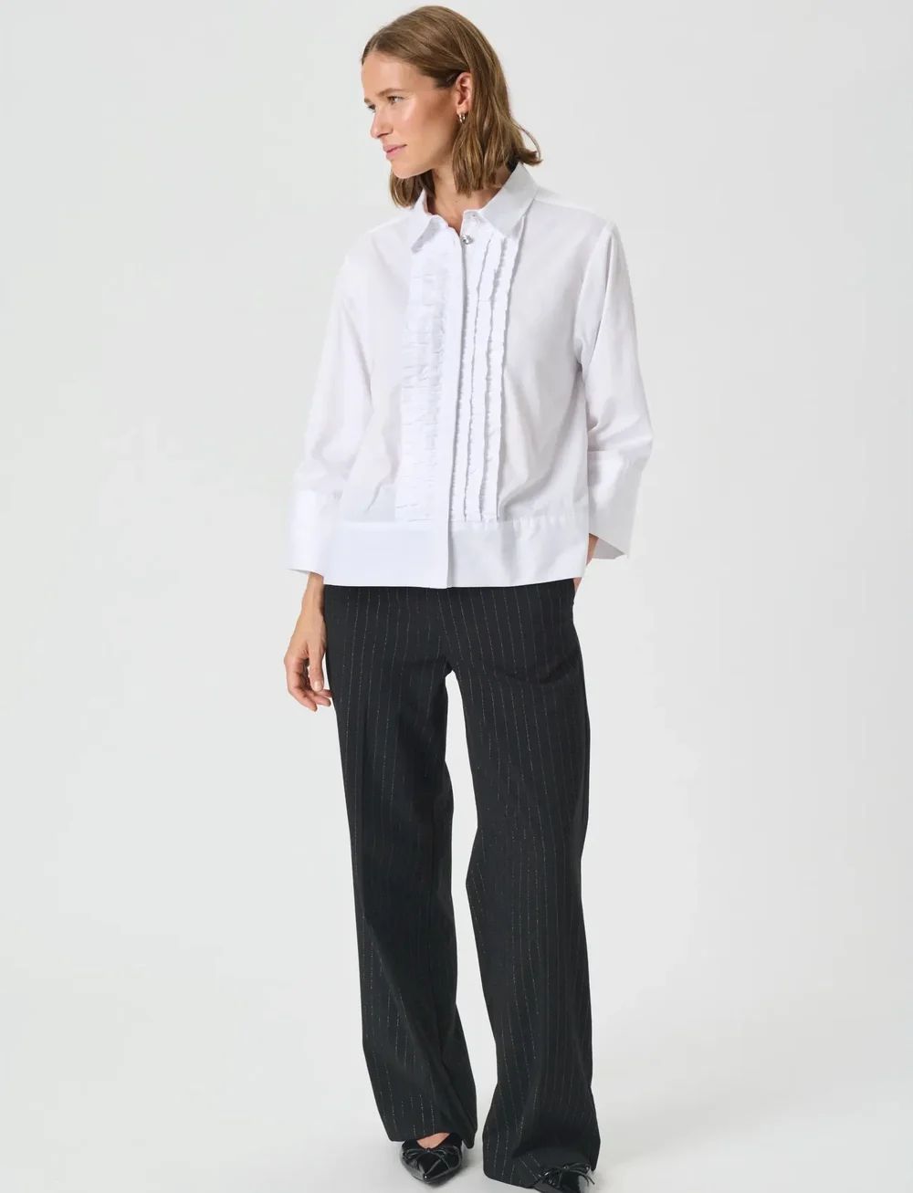 Part Two - VinnyPW SH - långärmade skjortor - bright white - 5