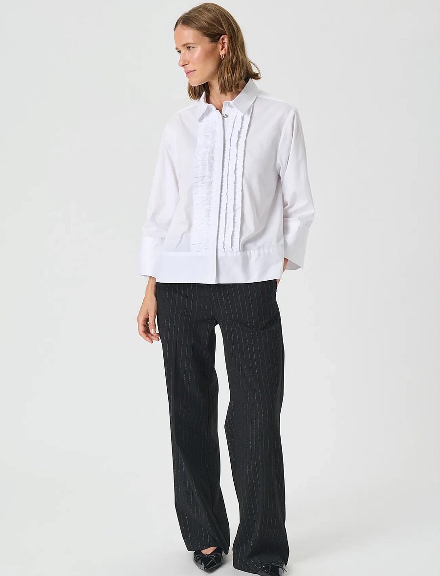 Part Two - VinnyPW SH - langærmede skjorter - bright white - 5